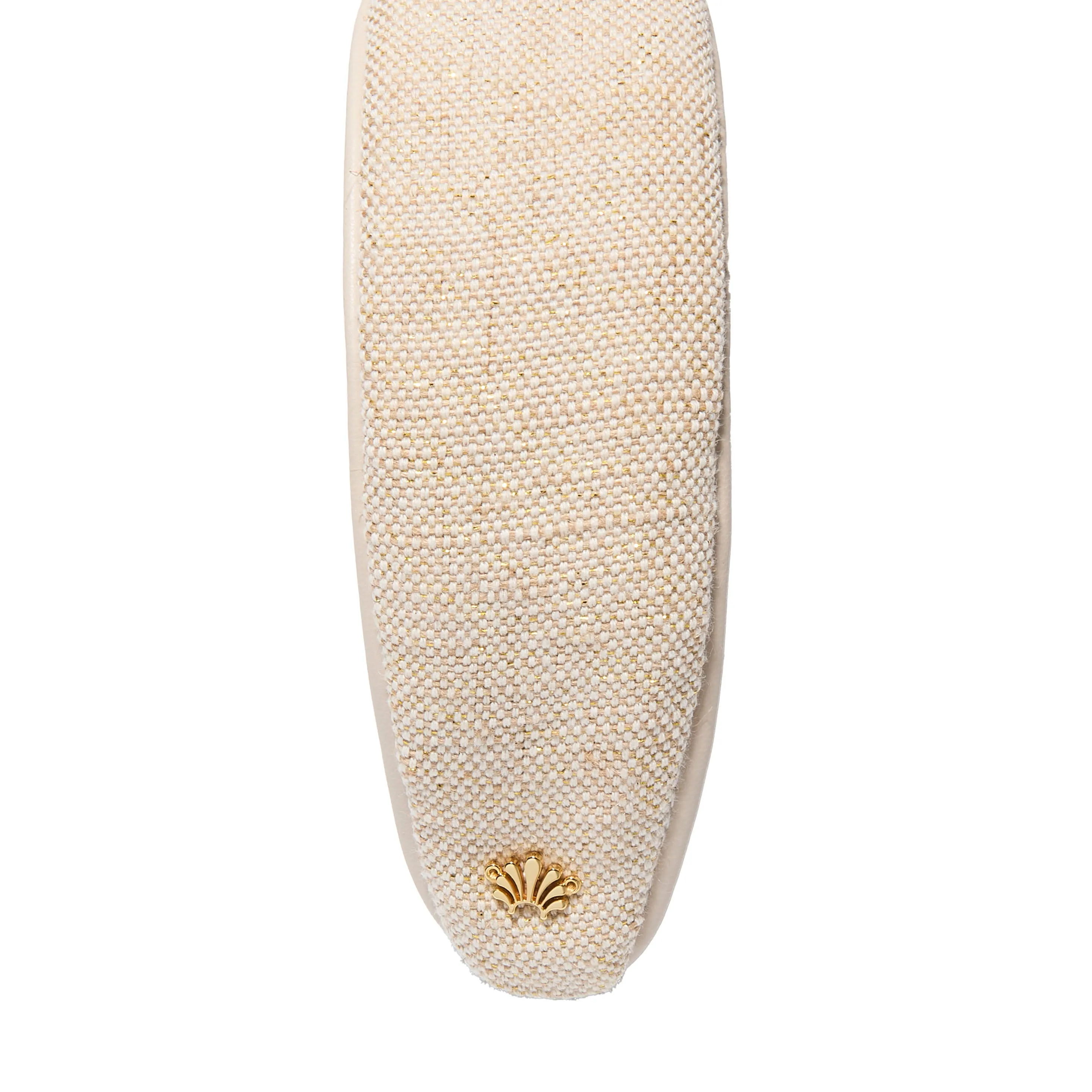 KHAKI KNOTTED FAUX LEATHER TRIM HEADBAND sold by Lele Sadoughi product image thumbnail 5