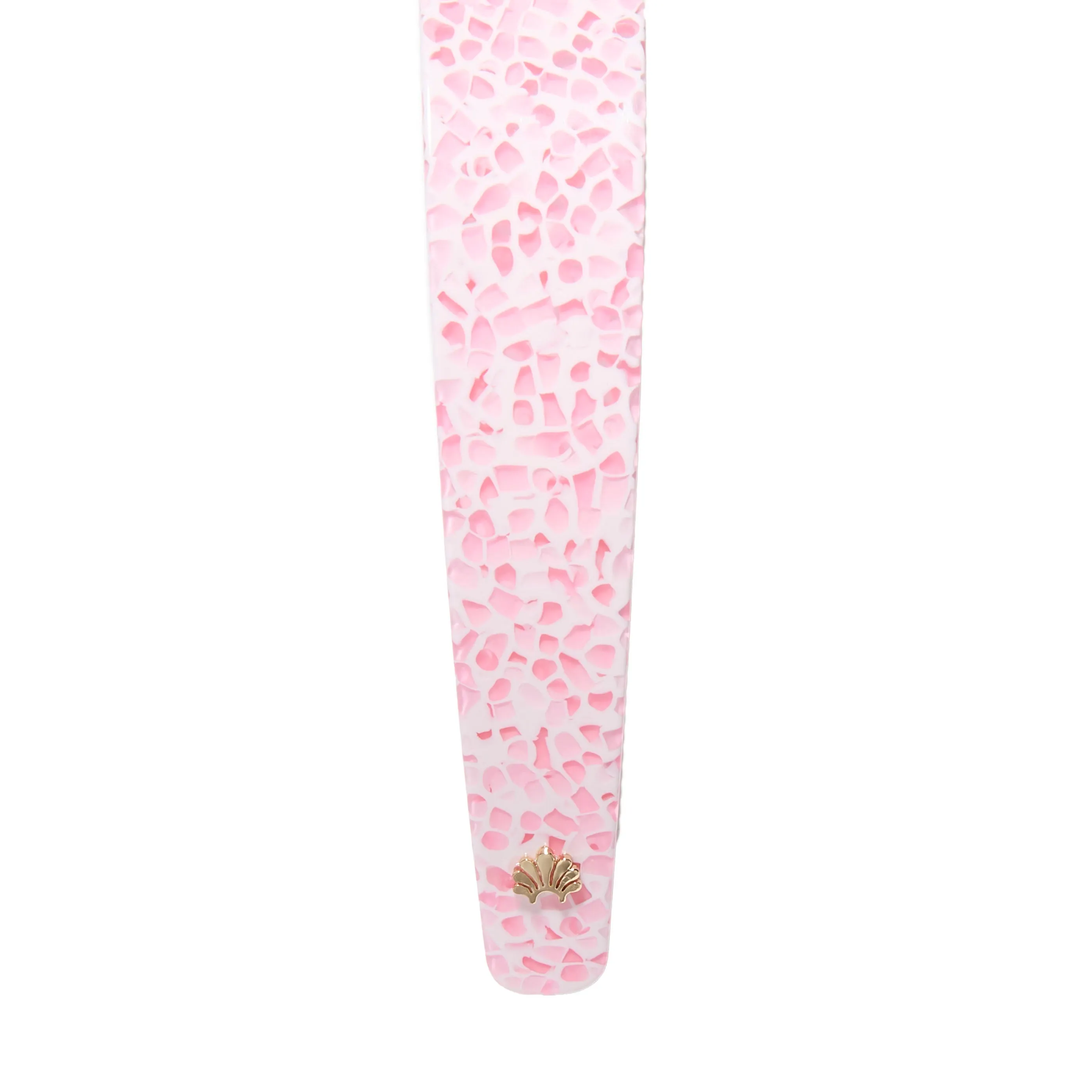 TERRAZZO BLUSH EMMA ACETATE HEADBAND sold by Lele Sadoughi product image thumbnail 5