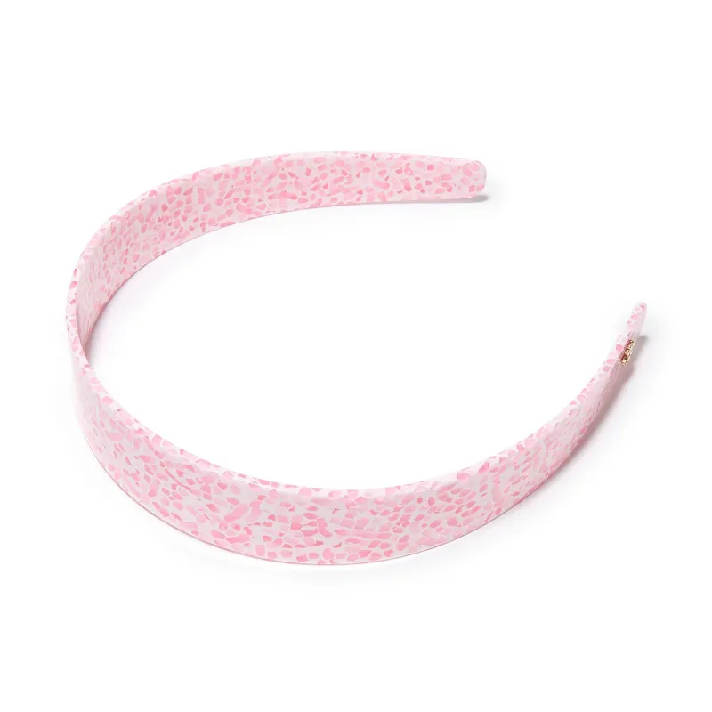 TERRAZZO BLUSH EMMA ACETATE HEADBAND sold by Lele Sadoughi
