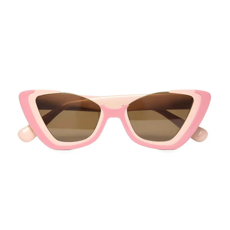 BUBBLEGUM BRICKELL CAT EYE SUNGLASSES sold by Lele Sadoughi