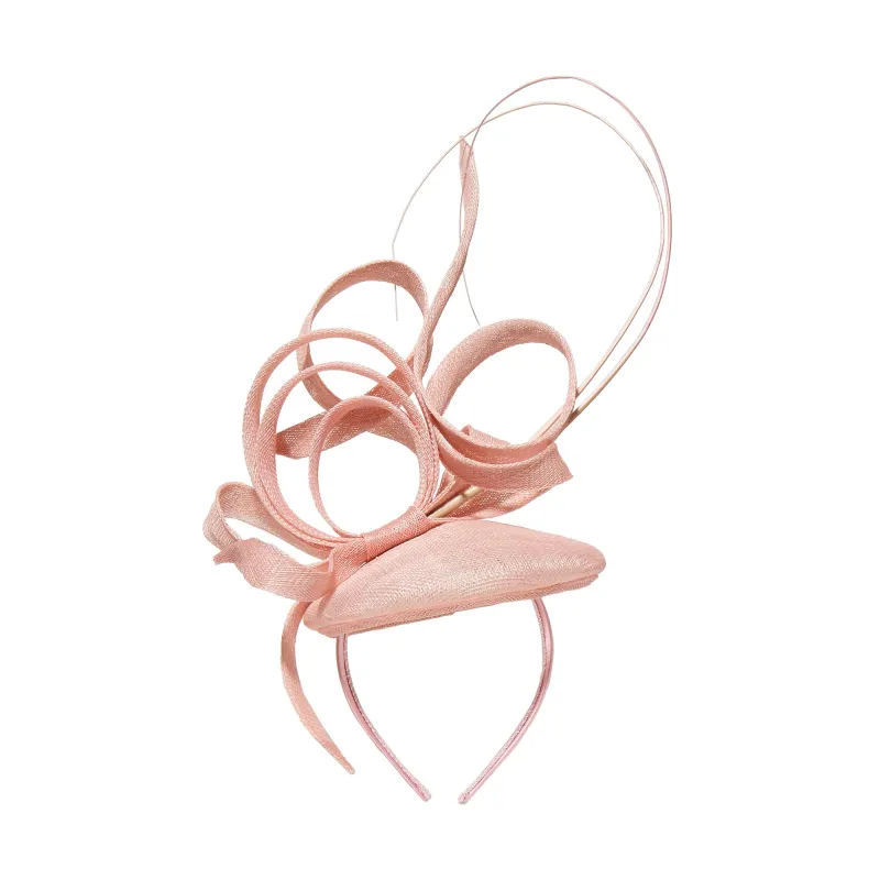BLUSH MAXINE FASCINATOR sold by Lele Sadoughi