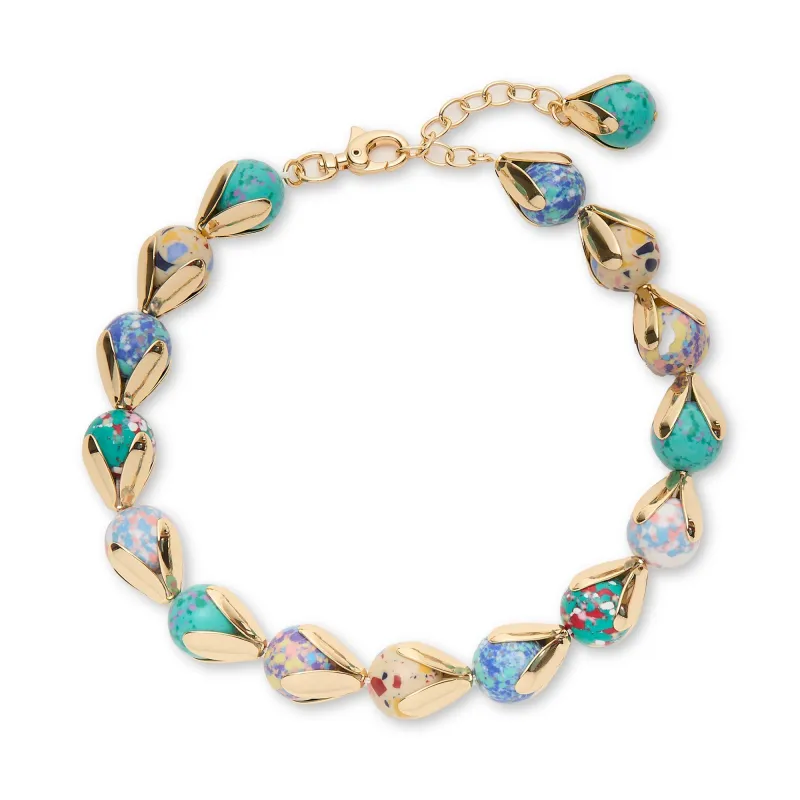 TERRAZZO MULTI PALM NECKLACE made by Lele Sadoughi