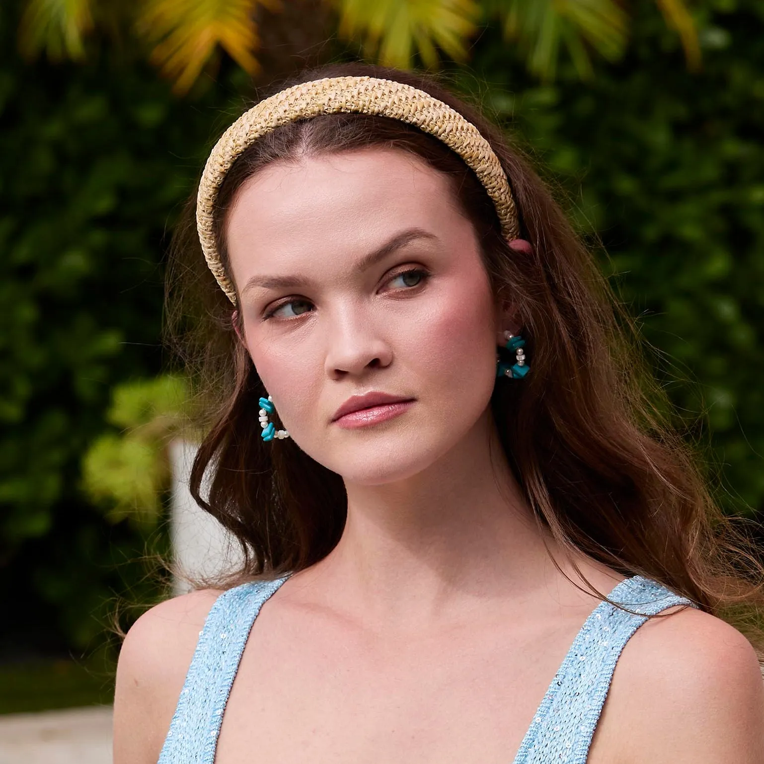 NATURAL CHARLOTTE RAFFIA HEADBAND sold by Lele Sadoughi product image thumbnail 2