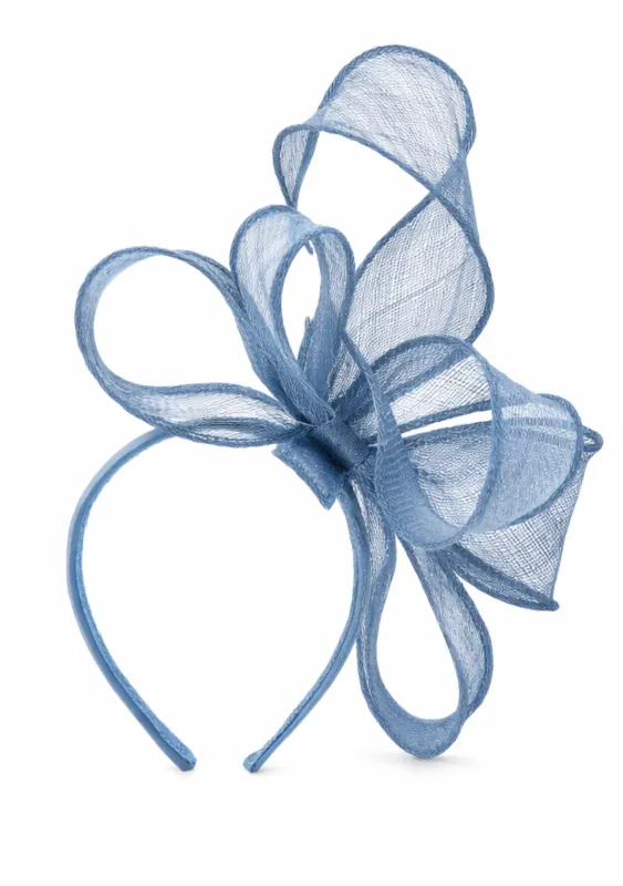 SILVER BLUE DRAMATIC HOLLY made by Lele Sadoughi