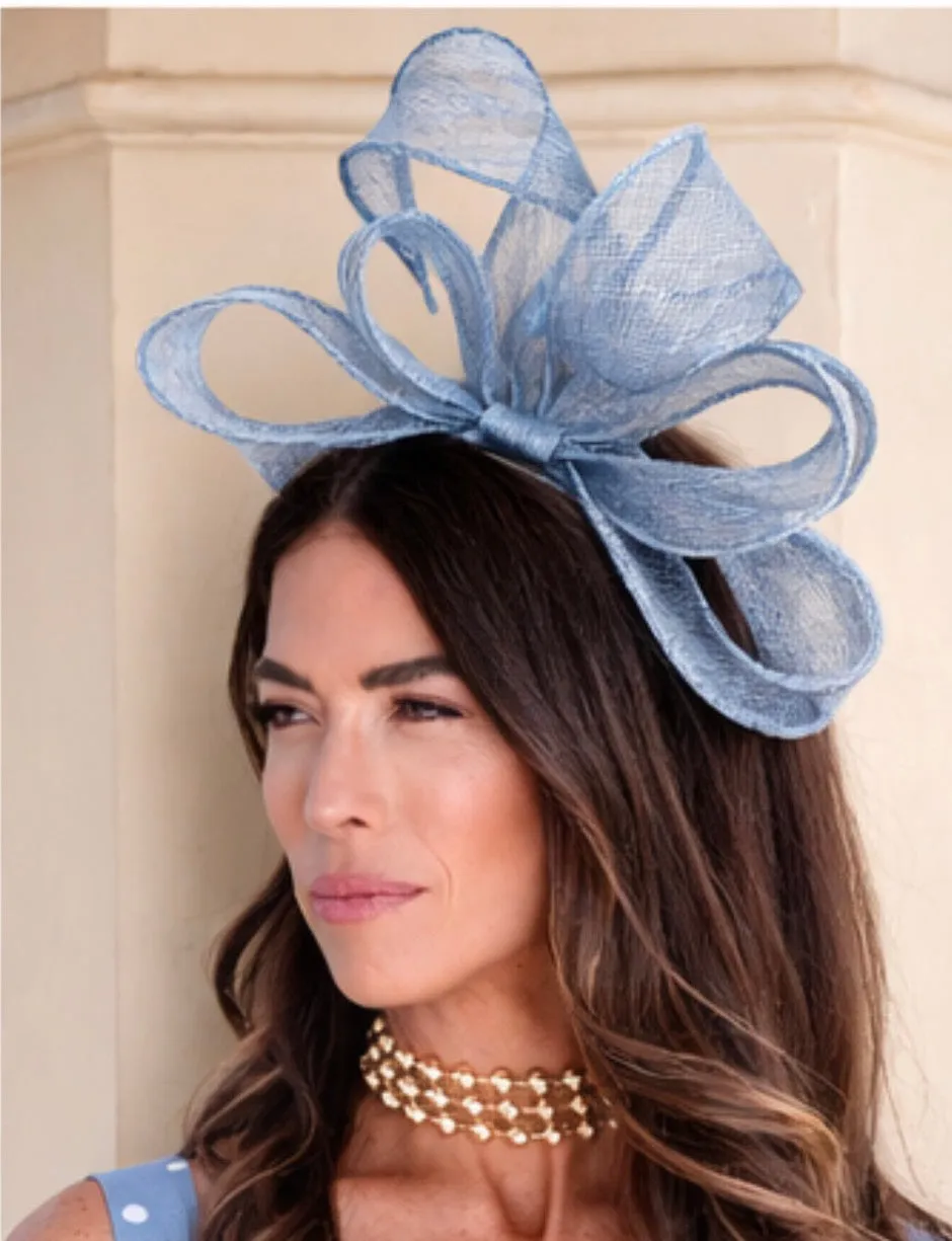 SILVER BLUE DRAMATIC HOLLY sold by Lele Sadoughi product image thumbnail 2