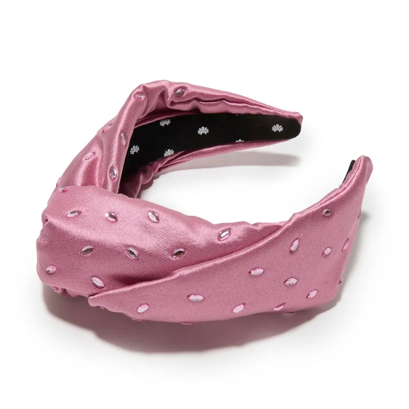 ROSE MARCHESA COUTURE X LELE SADOUGHI GRETA SILK HEADBAND made by Lele Sadoughi