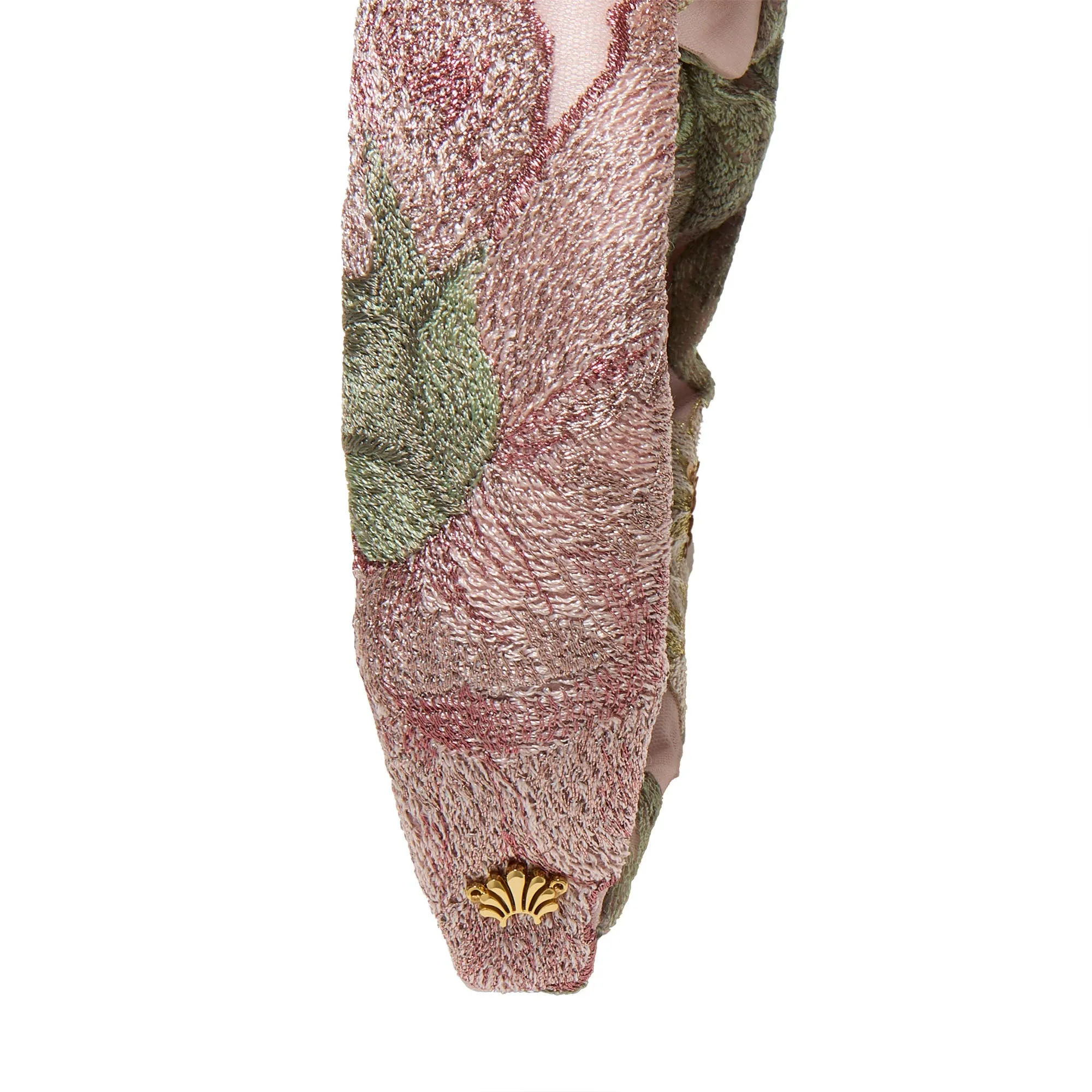 BLUSH MARCHESA COUTURE X LELE SADOUGHI ROSETTE FLORAL SATIN HEADBAND sold by Lele Sadoughi product image thumbnail 5