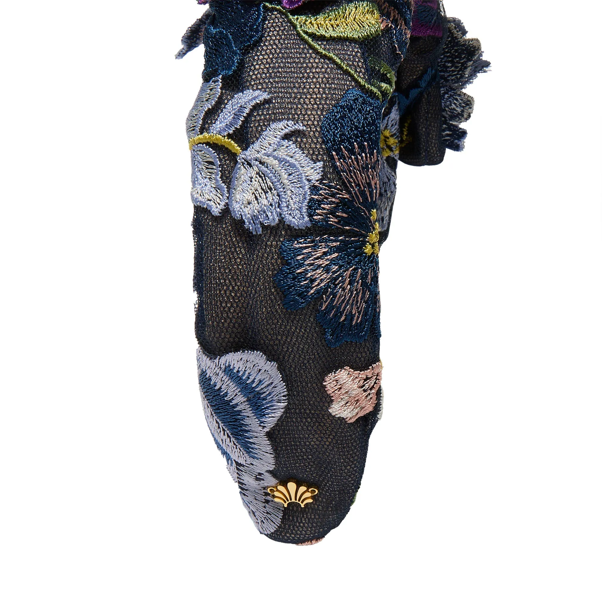 NAVY MARCHESA COUTURE X LELE SADOUGHI CRAWFORD FLORAL APPLIQUE HEADBAND sold by Lele Sadoughi product image thumbnail 4