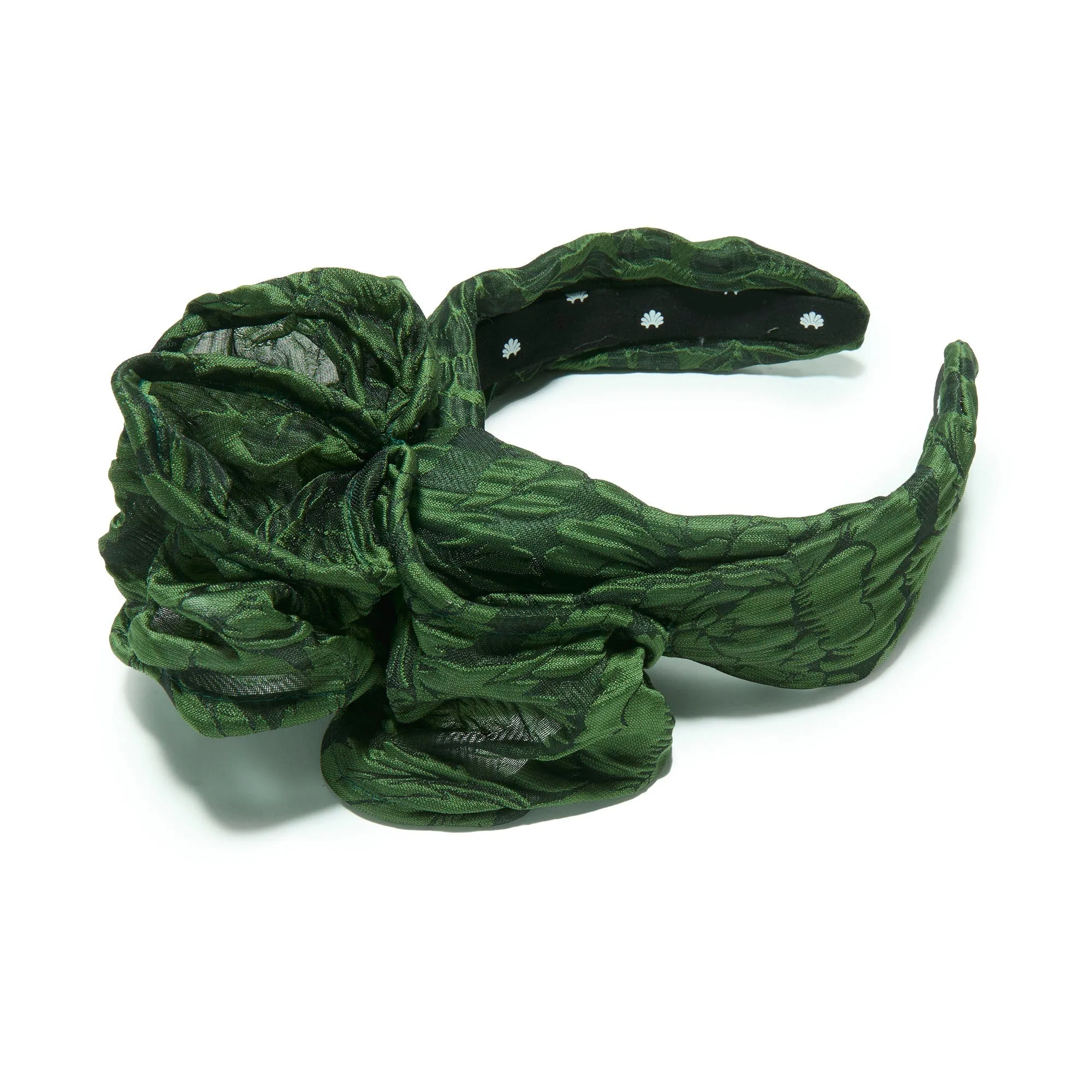 OLIVINE MARCHESA NOTTE x LELE SADOUGHI CLOQUE CRAWFORD HEADBAND sold by Lele Sadoughi