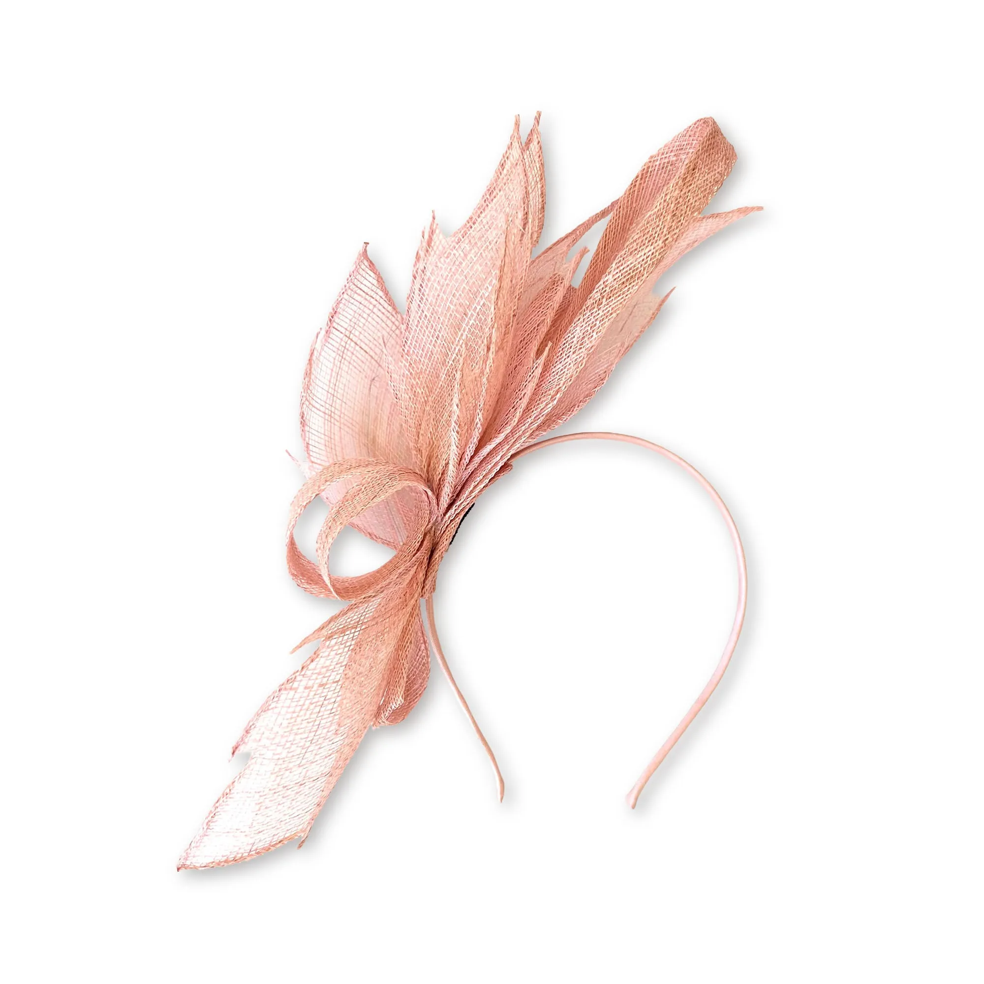 LIGHT PINK BLAIR SINAMAY HEADBAND sold by Lele Sadoughi