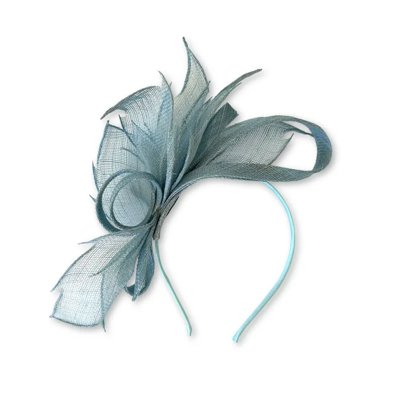 LIGHT BLUE BLAIR SINAMAY HEADBAND sold by Lele Sadoughi