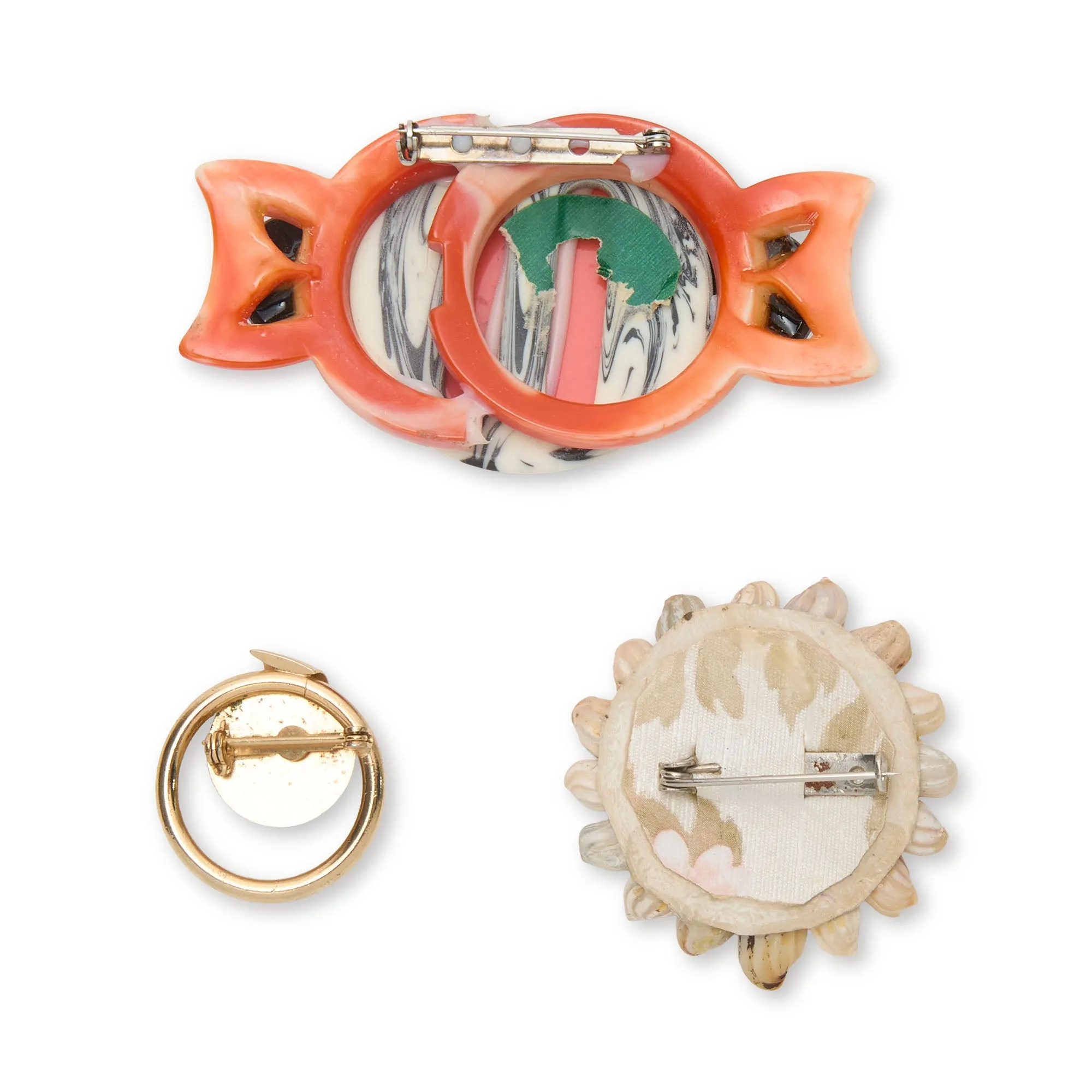 CORAL NANTUCKET BROOCH SET sold by Lele Sadoughi product image thumbnail 2