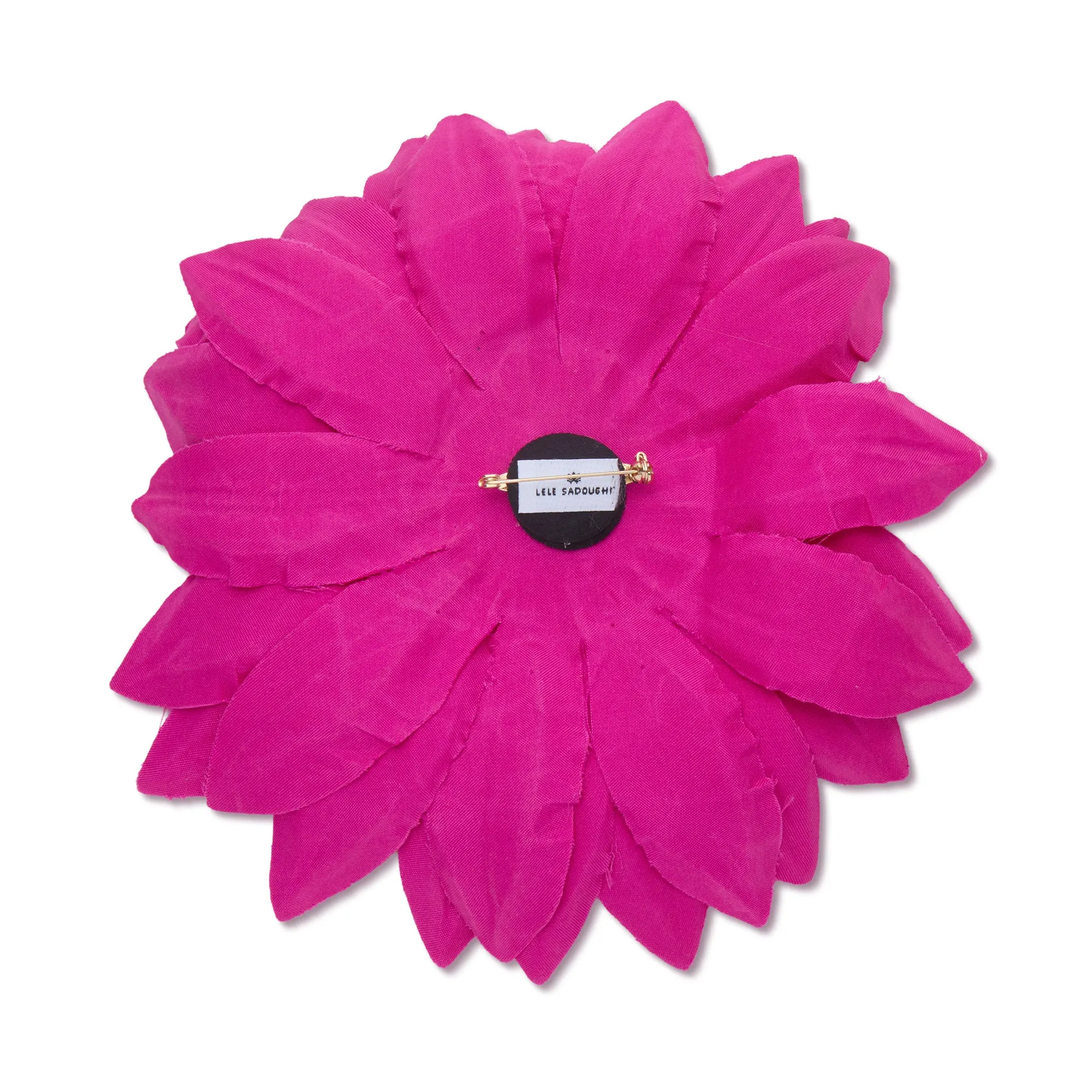 HOT PINK DAISY RHINESTONE BROOCH sold by Lele Sadoughi product image thumbnail 2