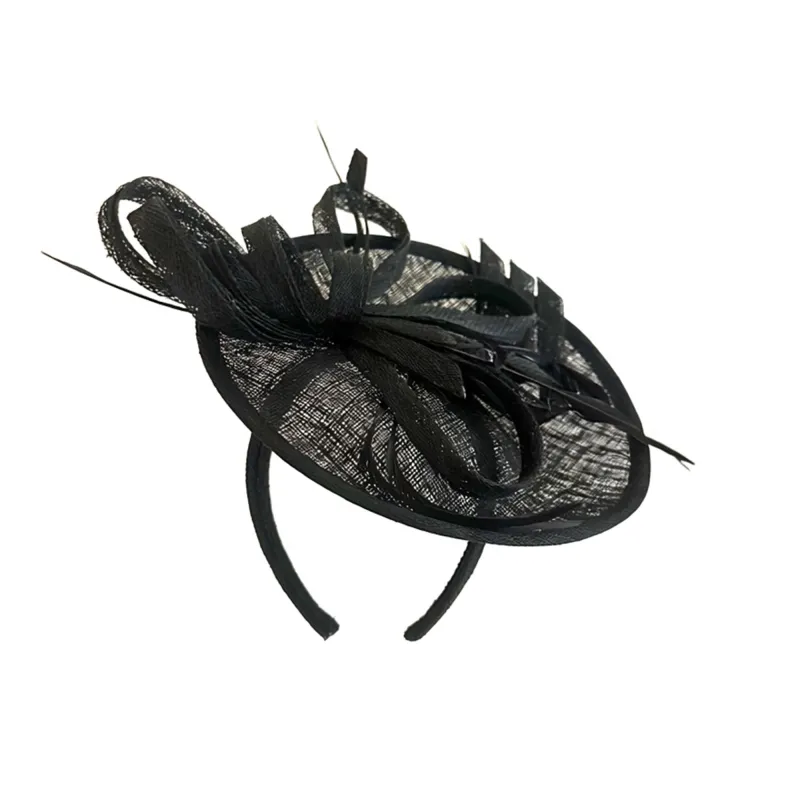 JET VIVIAN FASCINATOR made by Lele Sadoughi