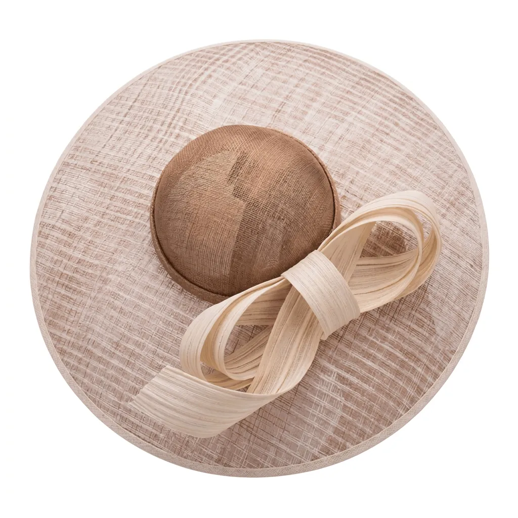 COGNAC SUZANNAH FASCINATOR sold by Lele Sadoughi