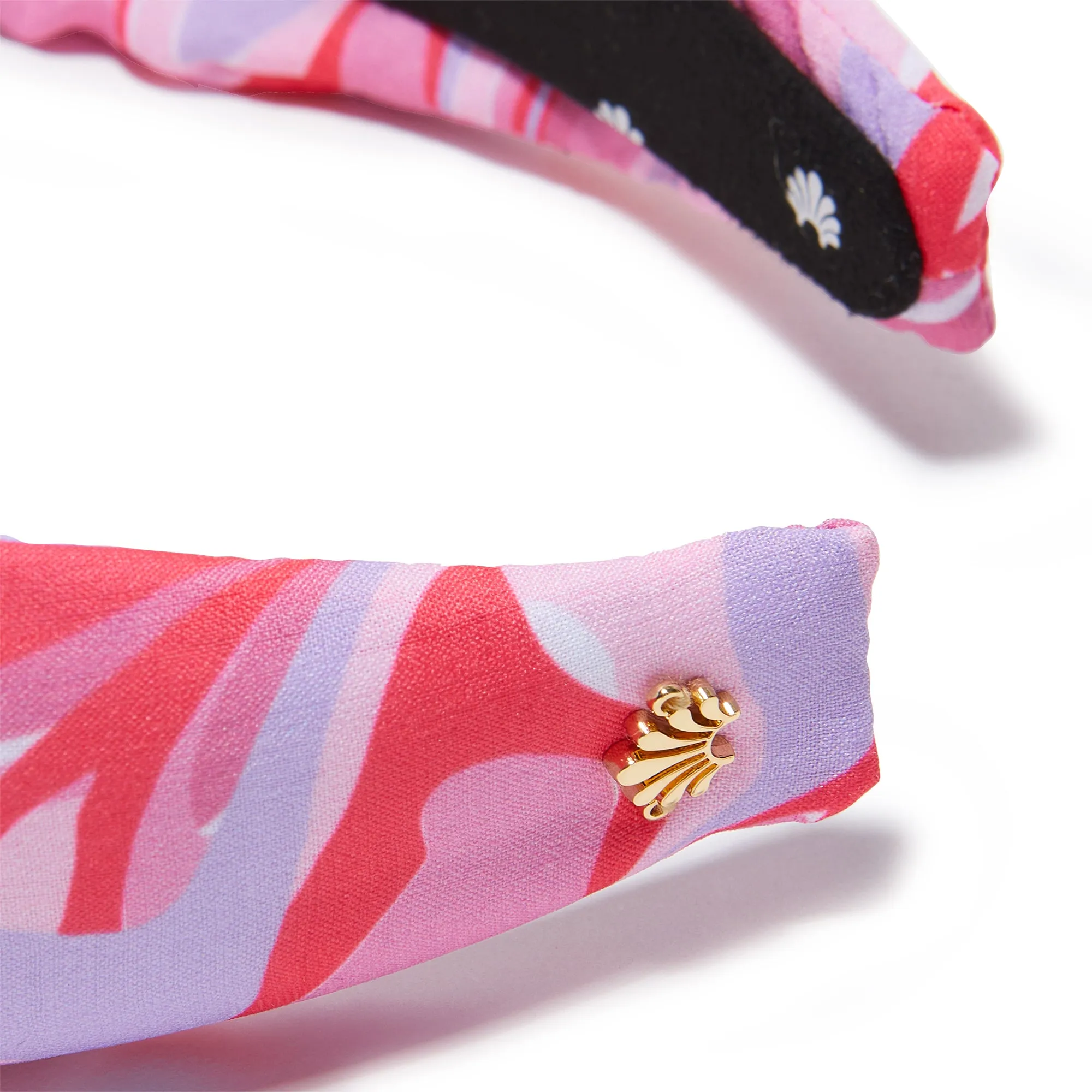 ROSADO MARBLE PRINTED KNOTTED HEADBAND sold by Lele Sadoughi product image thumbnail 3