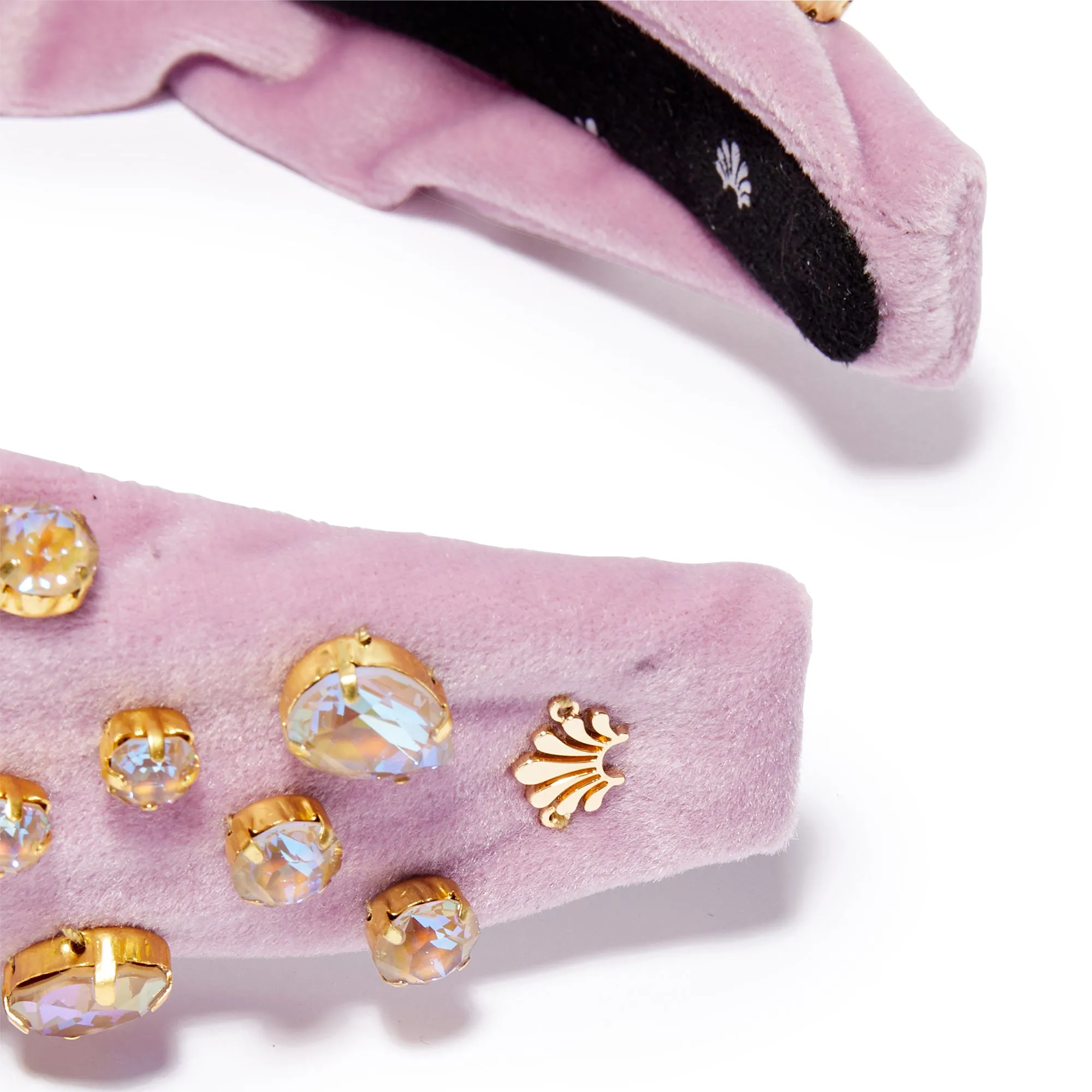 LILAC FROST SWAROVSKI® TRESOR KNOTTED HEADBAND sold by Lele Sadoughi product image thumbnail 3