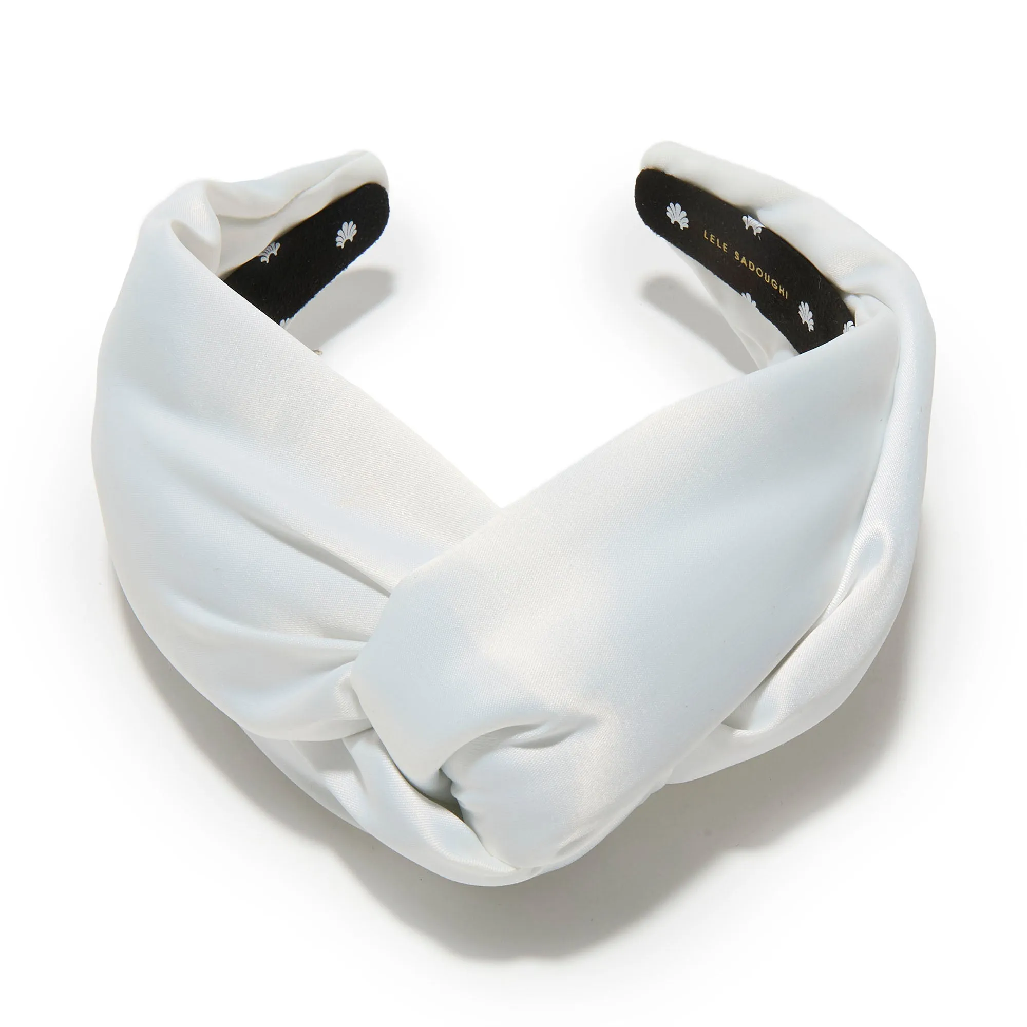 IVORY MARCHESA BRIDAL X LELE SADOUGHI FLORAL SILK GRETA HEADBAND sold by Lele Sadoughi product image thumbnail 3