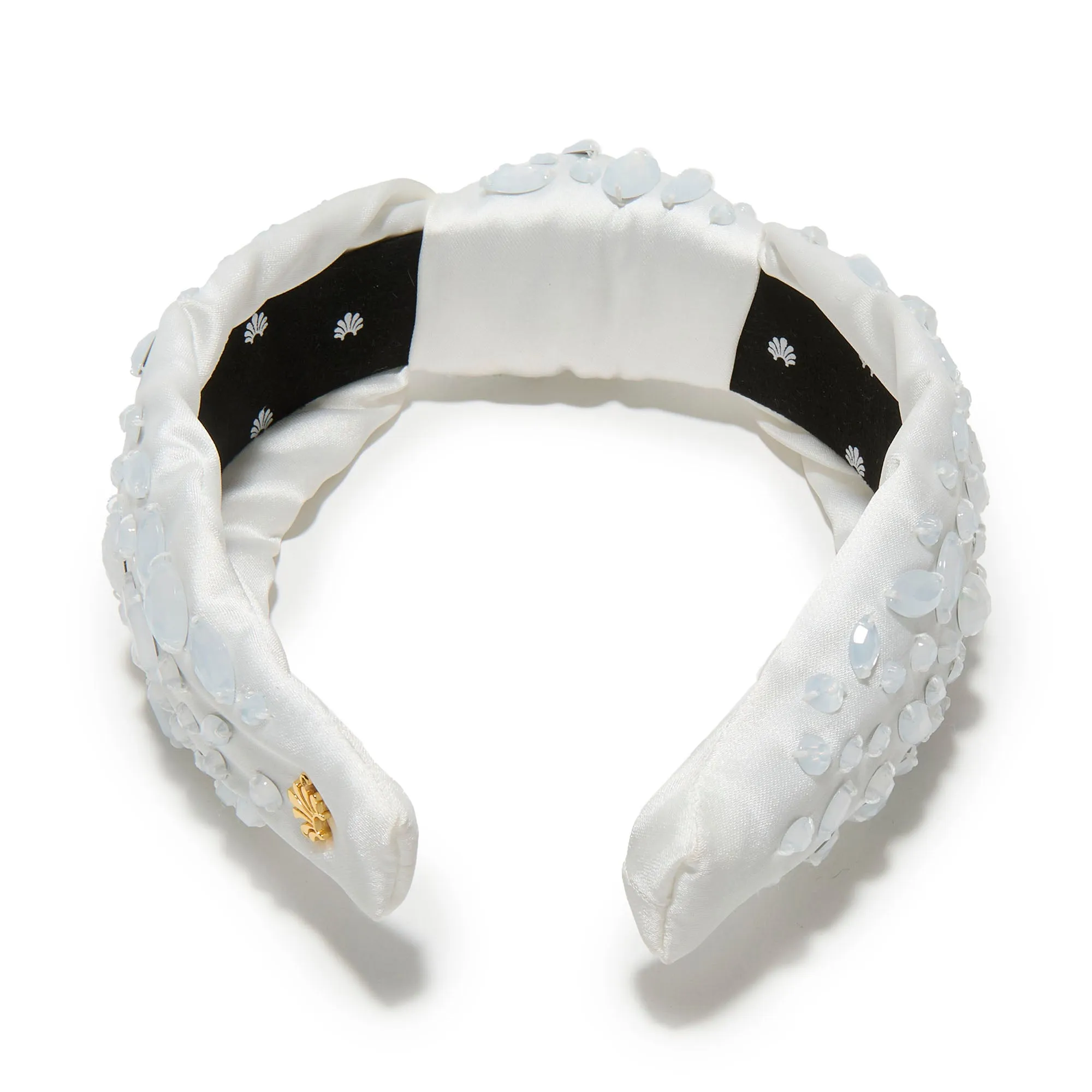 IVORY MARCHESA BRIDAL X LELE SADOUGHI KNOTTED HEADBAND sold by Lele Sadoughi product image thumbnail 5