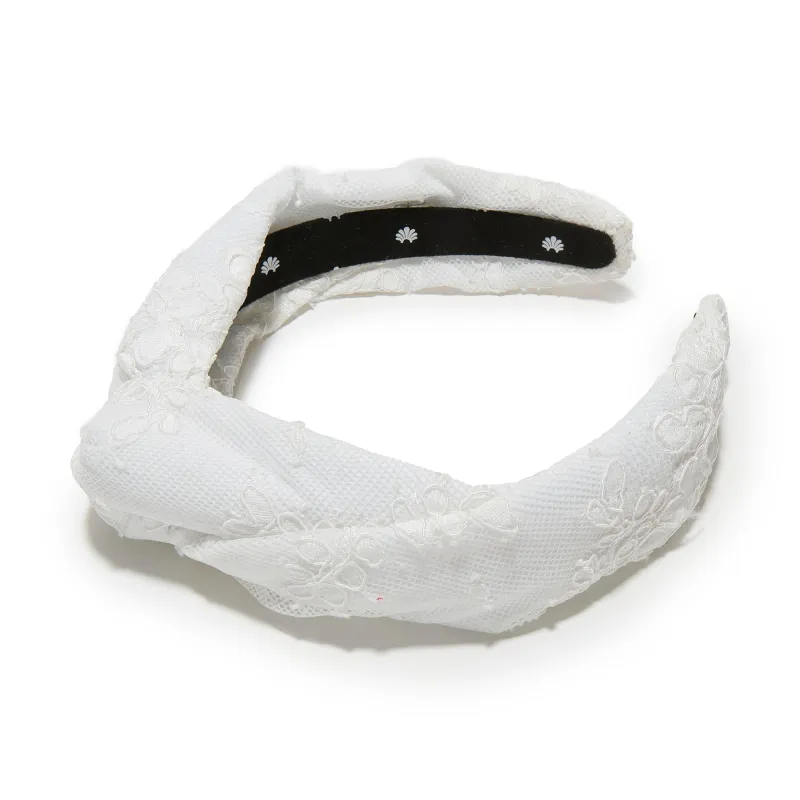 IVORY MARCHESA BRIDAL X LELE SADOUGHI LACE MARLENE HEADBAND made by Lele Sadoughi