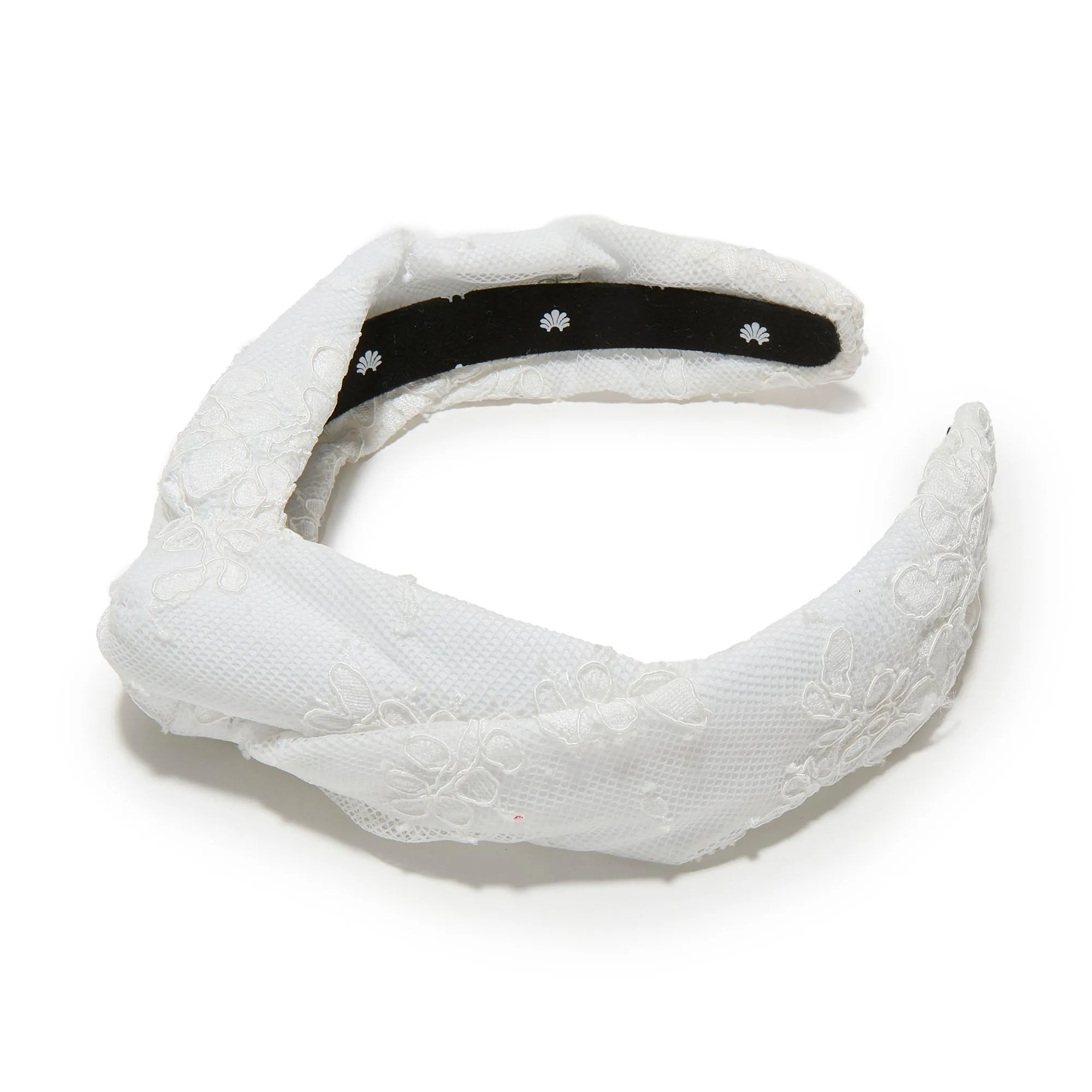 IVORY MARCHESA BRIDAL X LELE SADOUGHI LACE MARLENE HEADBAND sold by Lele Sadoughi