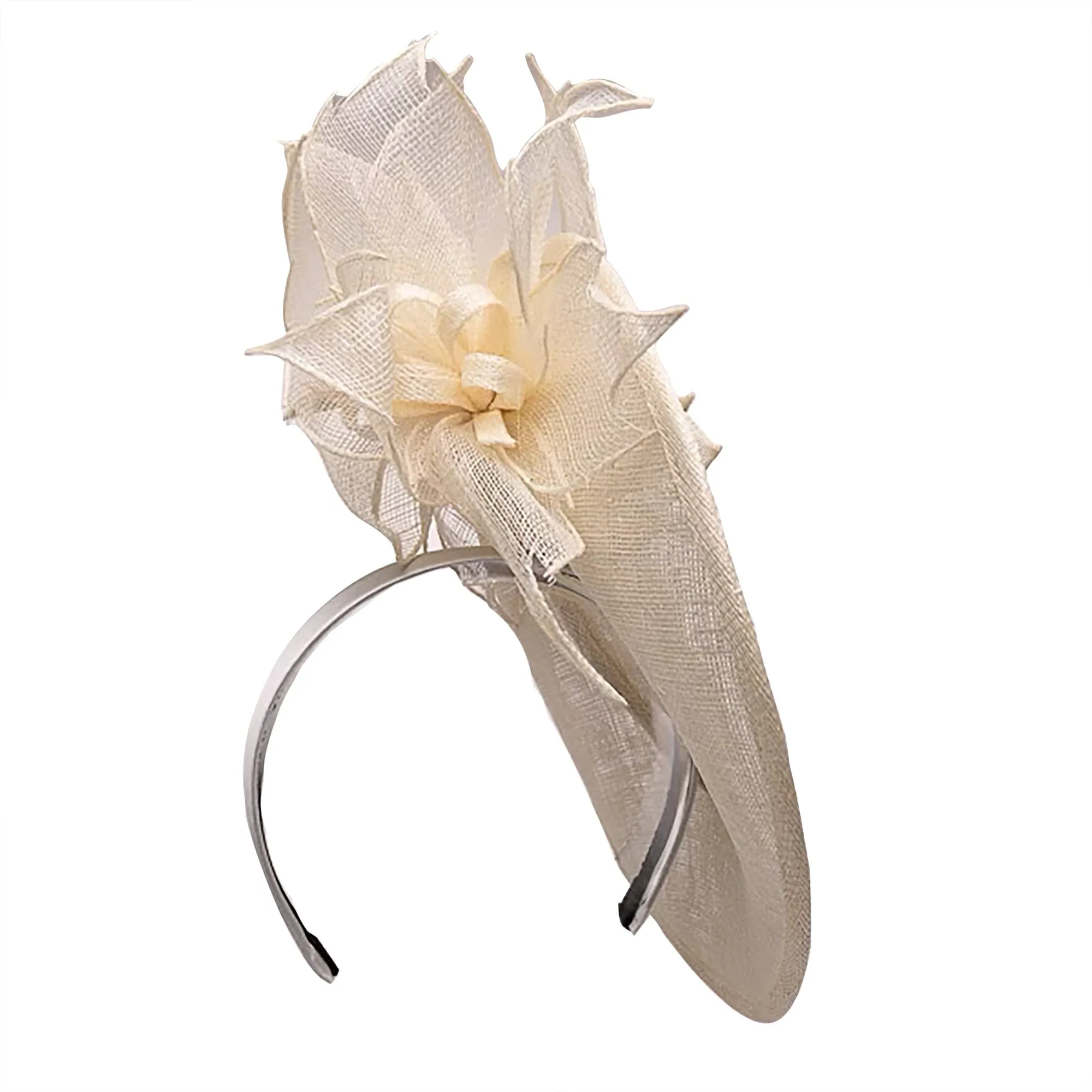 IVORY FLOWER CLUSTER FASCINATOR sold by Lele Sadoughi product image thumbnail 2