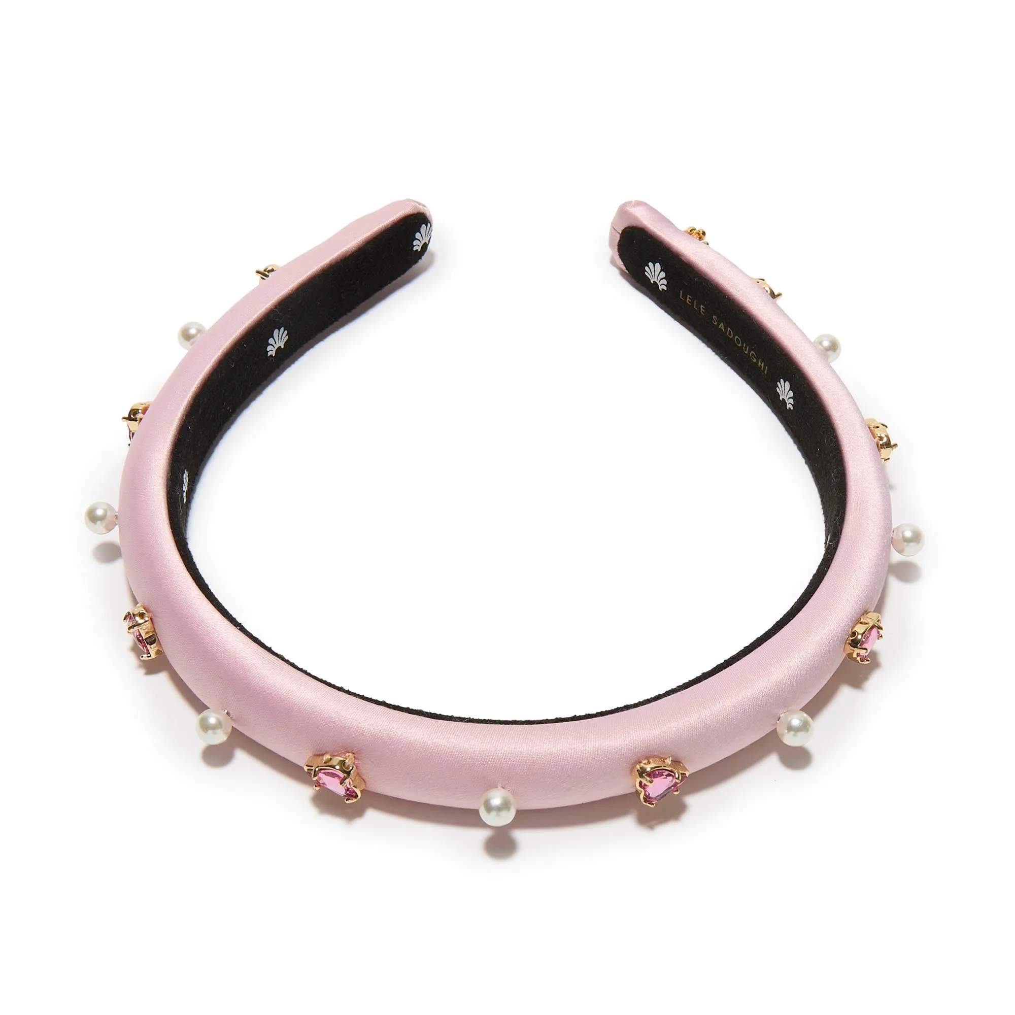 ROSE GIGI SWAROVSKI SWEETHEART HEADBAND sold by Lele Sadoughi product image thumbnail 2