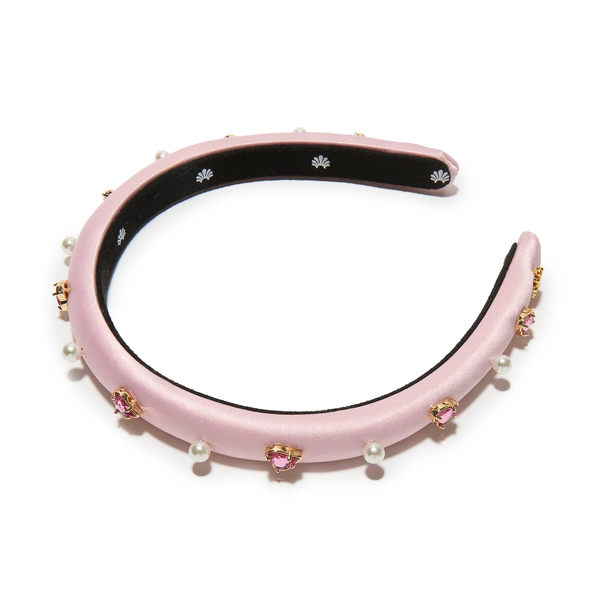ROSE GIGI SWAROVSKI SWEETHEART HEADBAND sold by Lele Sadoughi