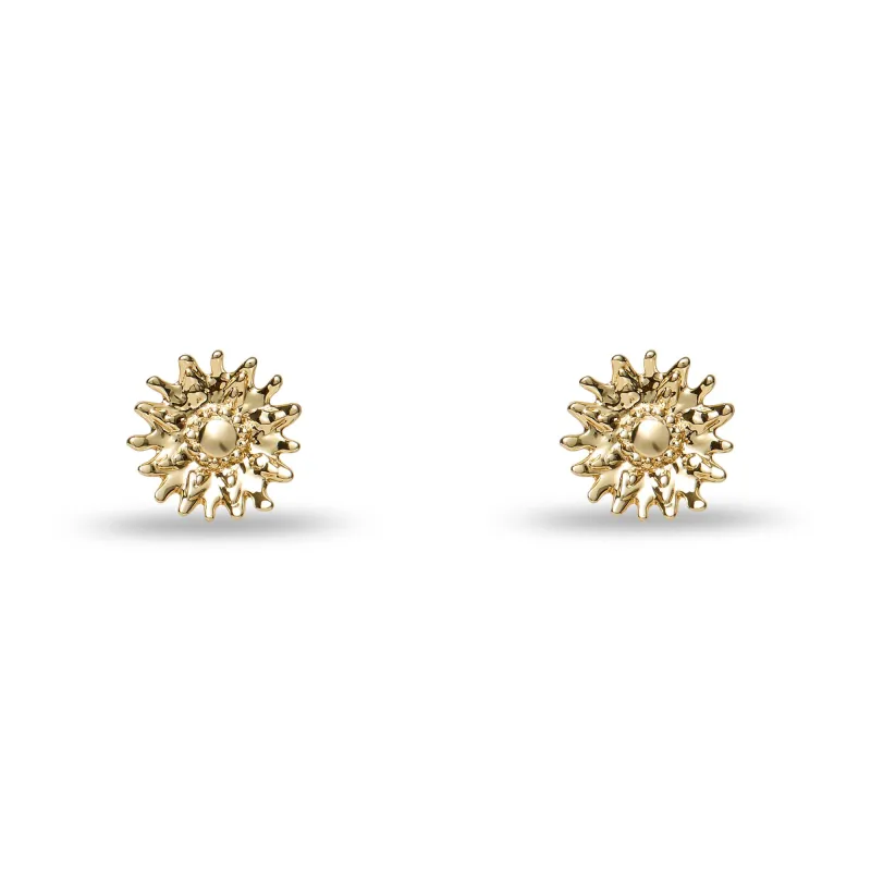 GOLD SOLEIL STUD EARRINGS made by Lele Sadoughi