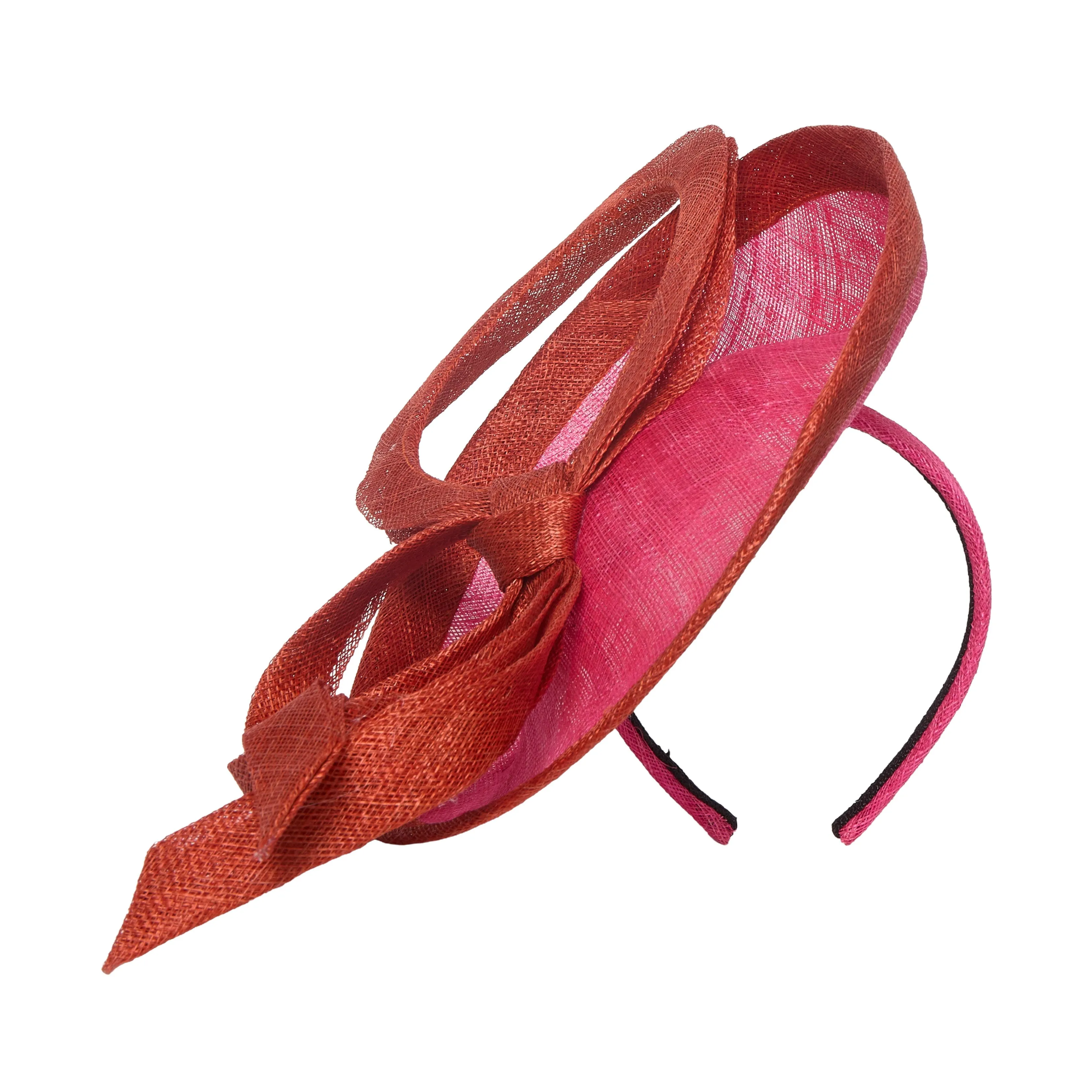 FUCHSIA MARIAN FASCINATOR sold by Lele Sadoughi