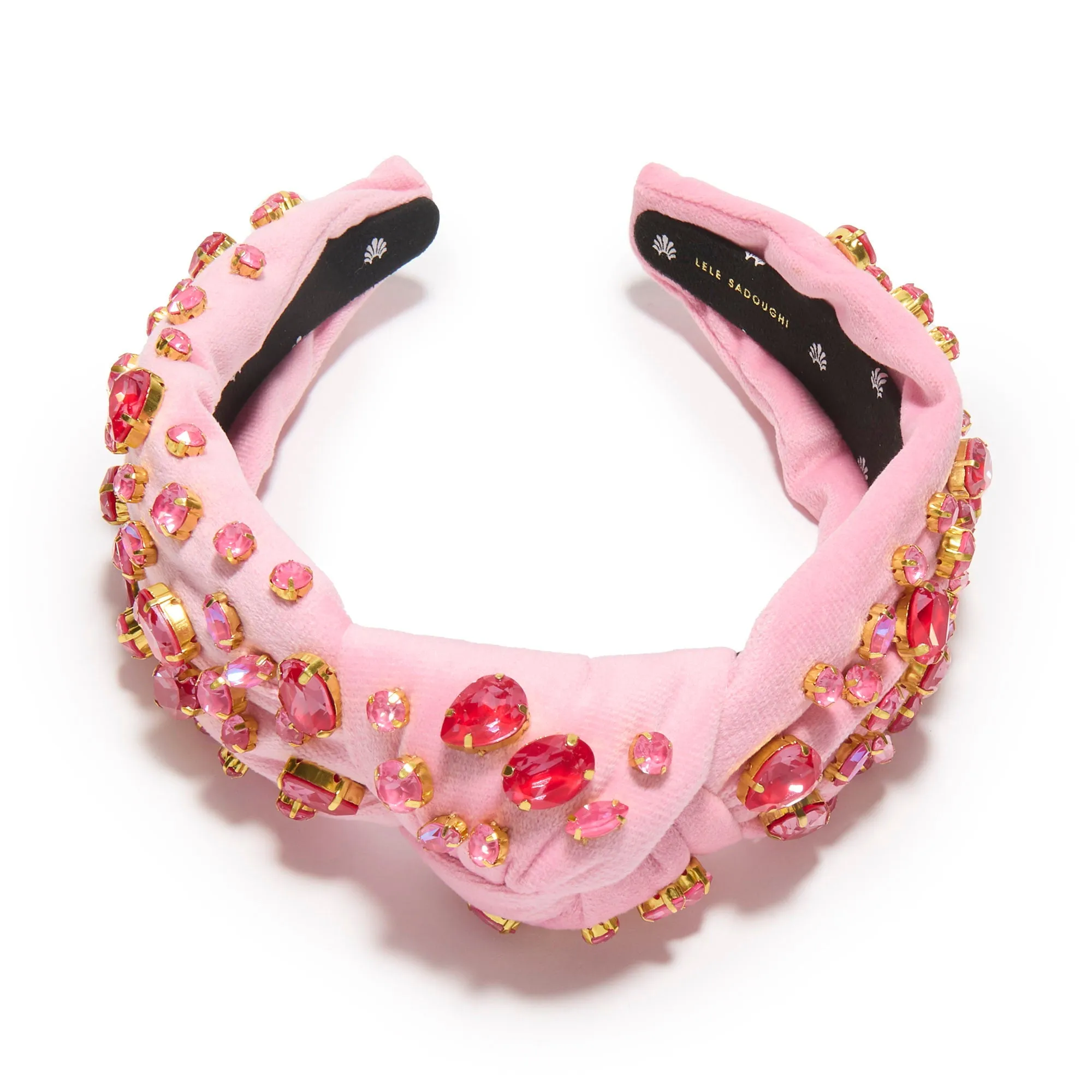 ROSE SWAROVSKI® TRESOR KNOTTED HEADBAND sold by Lele Sadoughi product image thumbnail 3