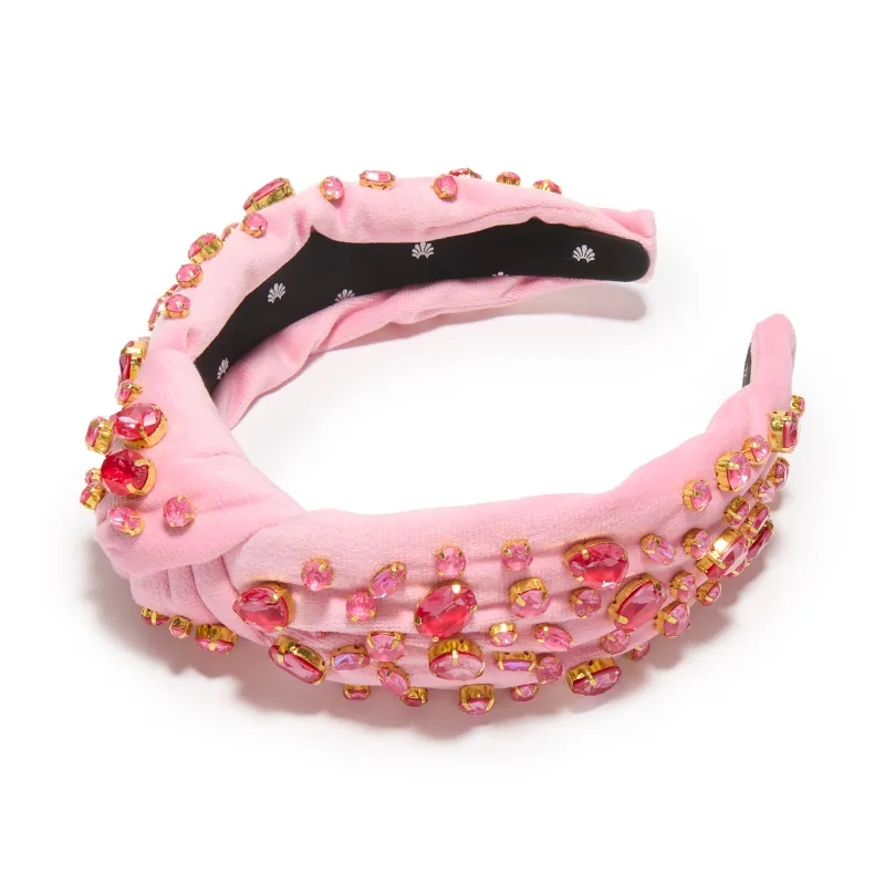 ROSE SWAROVSKI® TRESOR KNOTTED HEADBAND made by Lele Sadoughi