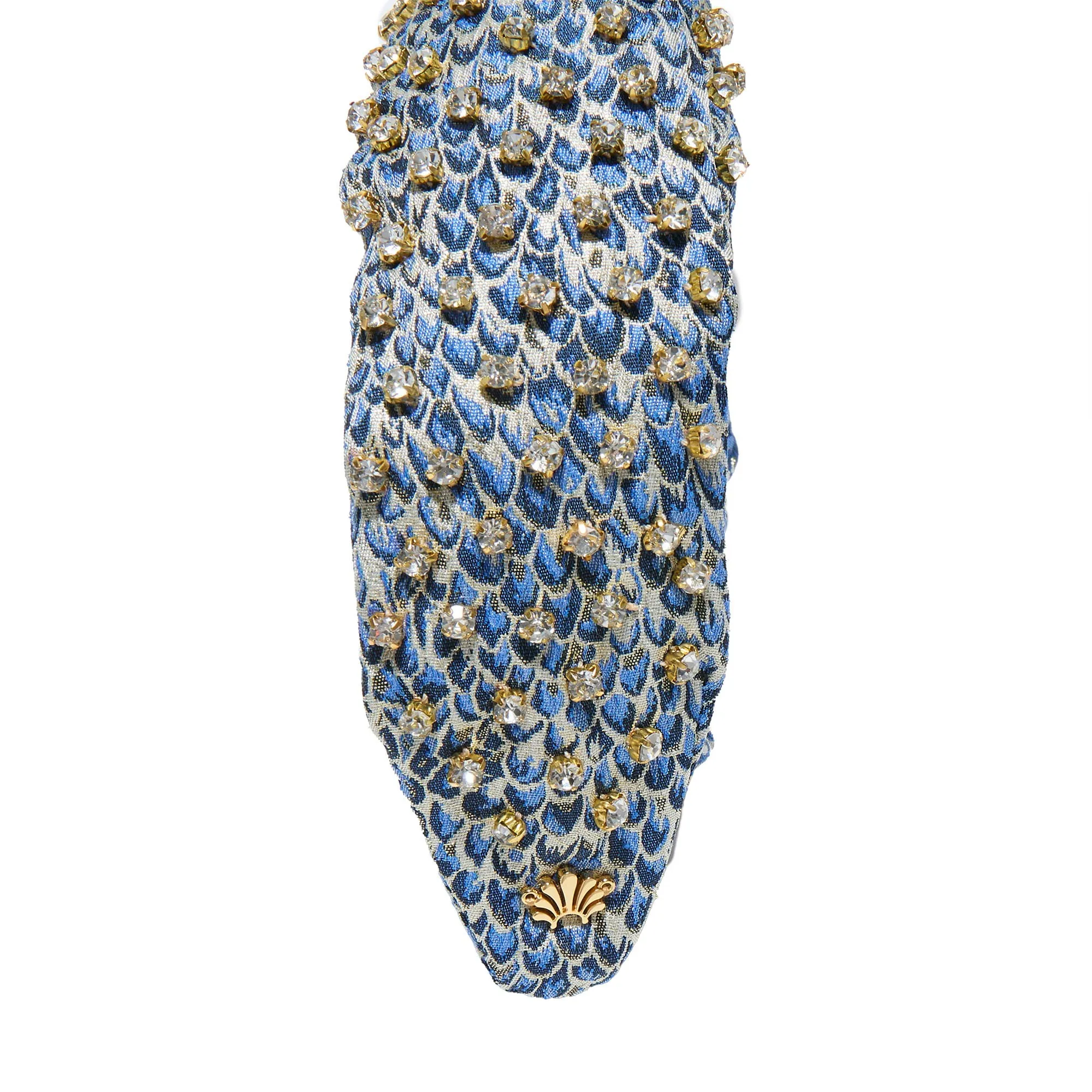 LAPIS MARLENE CRYSTAL EMBELLISHED HEADBAND sold by Lele Sadoughi product image thumbnail 4