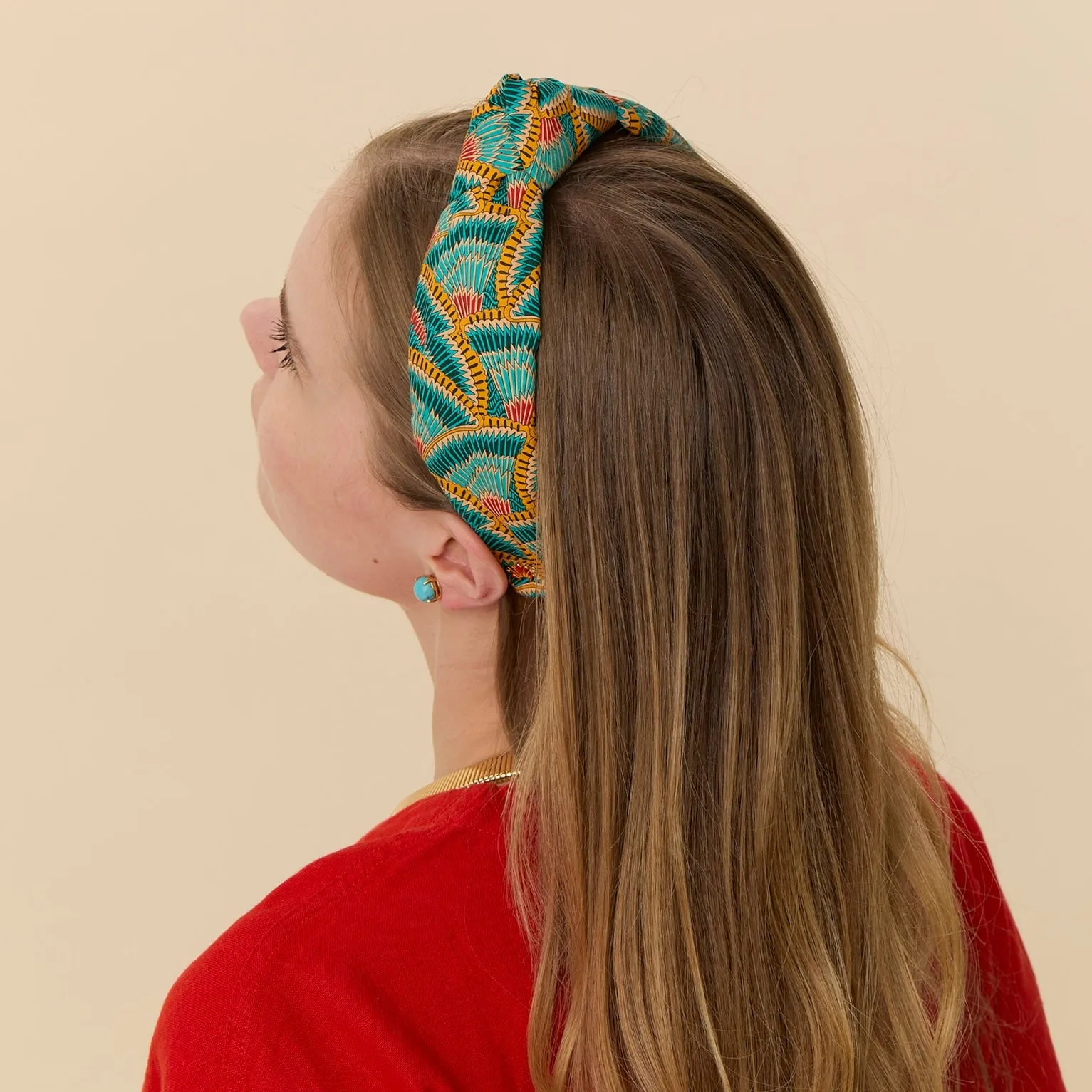 LOTUS FLOWERS KNOTTED HEADBAND sold by Lele Sadoughi product image thumbnail 4