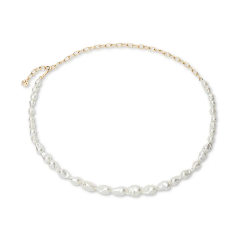 PEARL GRADUATED BAROQUE BELT made by Lele Sadoughi