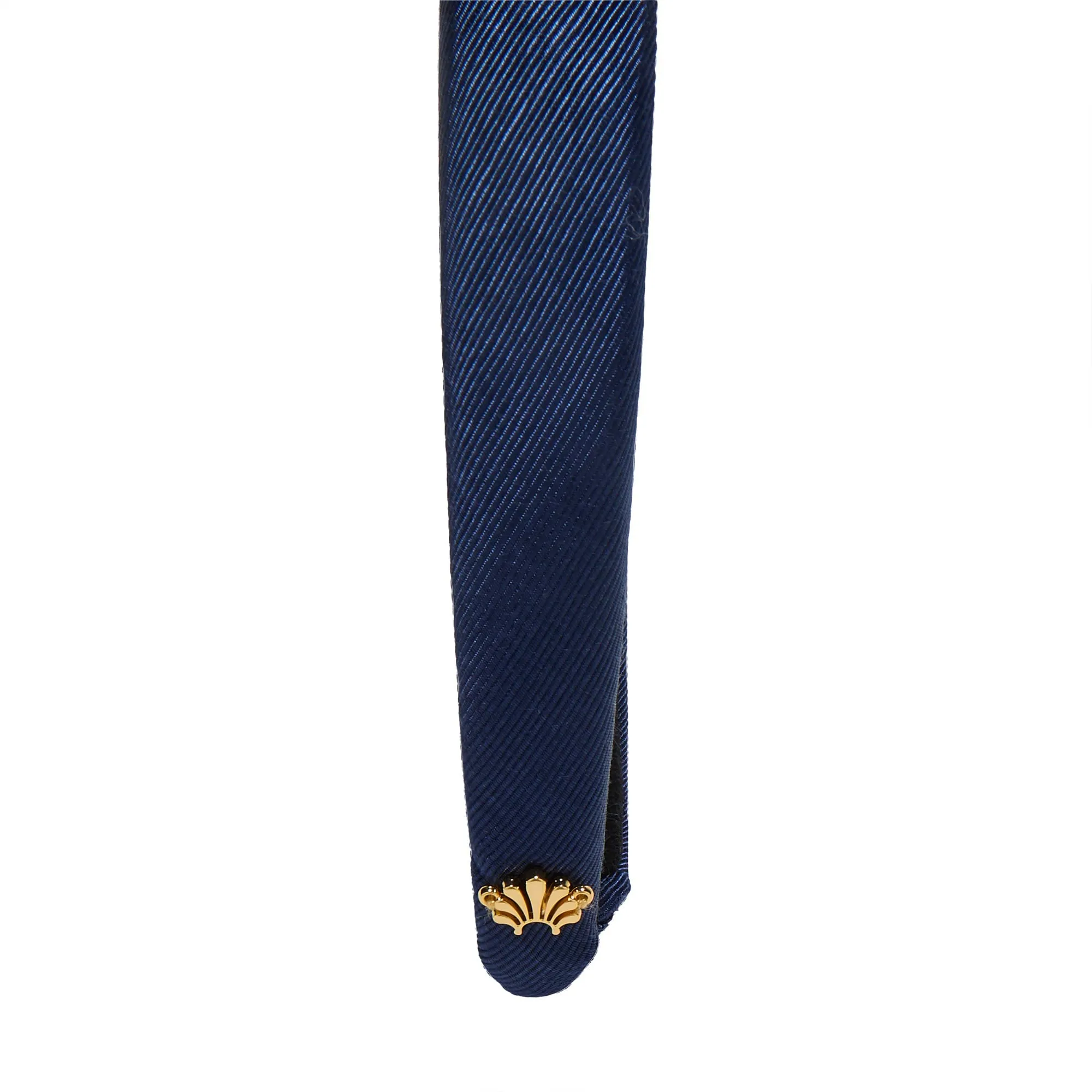 NAVY CHARLOTTE MOIRE HEADBAND sold by Lele Sadoughi product image thumbnail 3