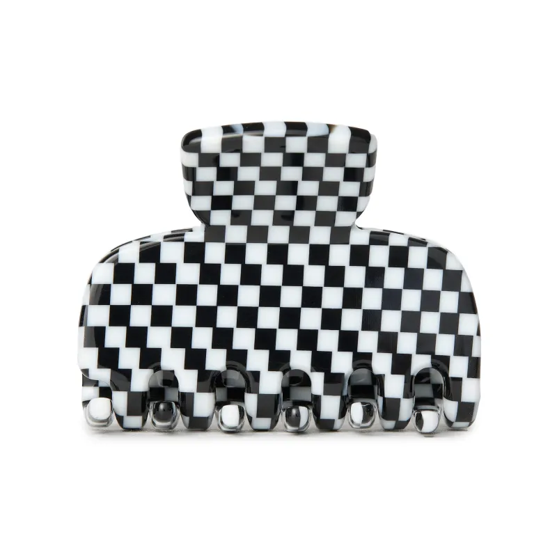 CHECKERED MINI CLAW CLIP made by Lele Sadoughi