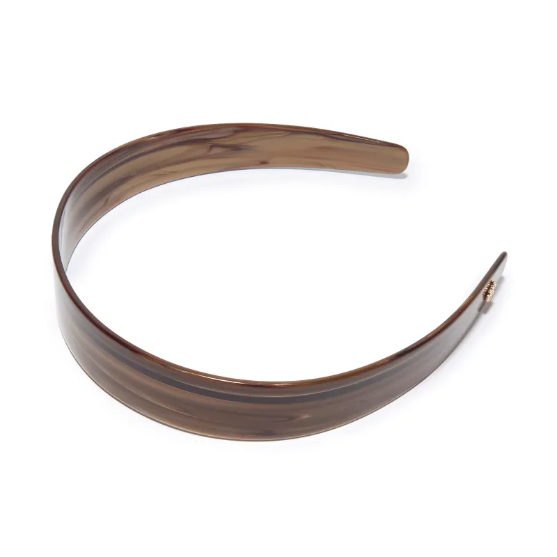 WALNUT EMMA ACETATE HEADBAND made by Lele Sadoughi