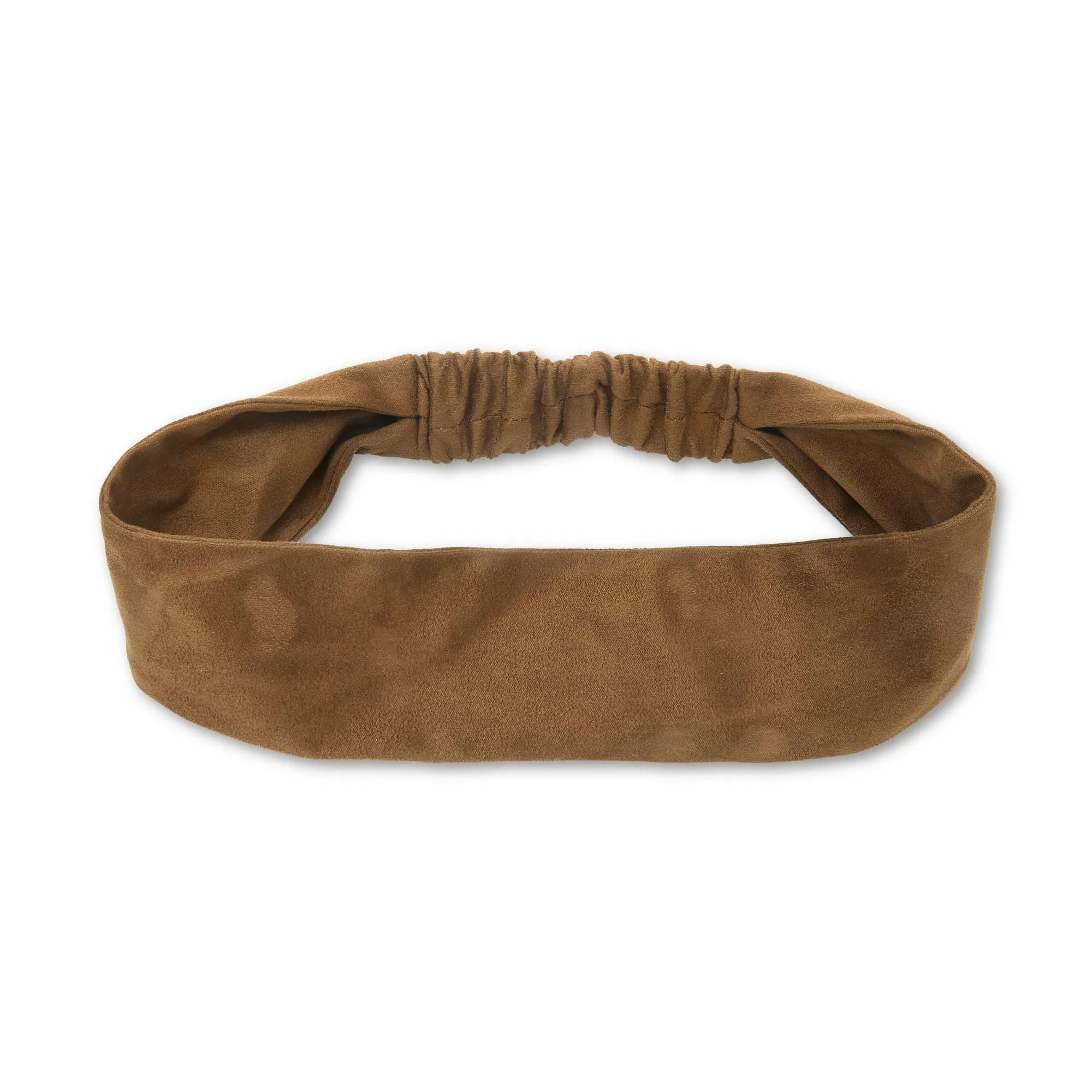 WALNUT AUDREY SUEDE HEADBAND sold by Lele Sadoughi