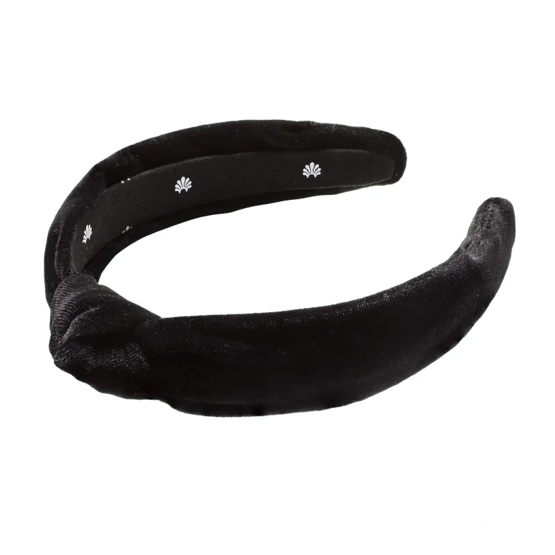 JET VELVET SLIM HEADBAND made by Lele Sadoughi