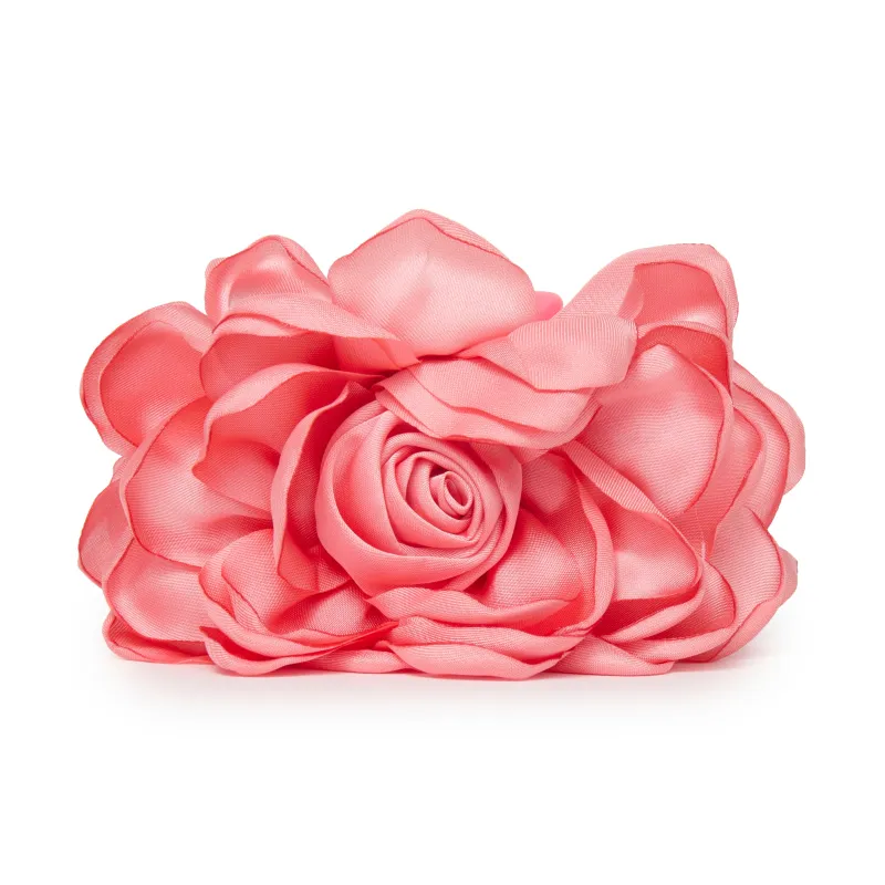 BLUSH ROSE FLOWER CLAW CLIP made by Lele Sadoughi