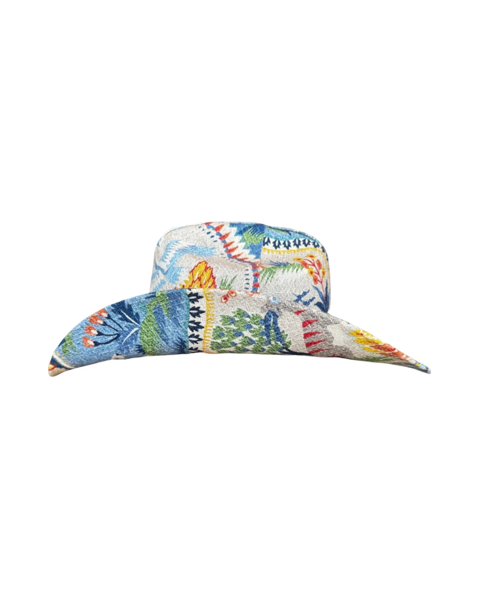 FINICKY BUTTERFLY FABRIC COVERED COWBOY HAT sold by Lele Sadoughi product image thumbnail 2