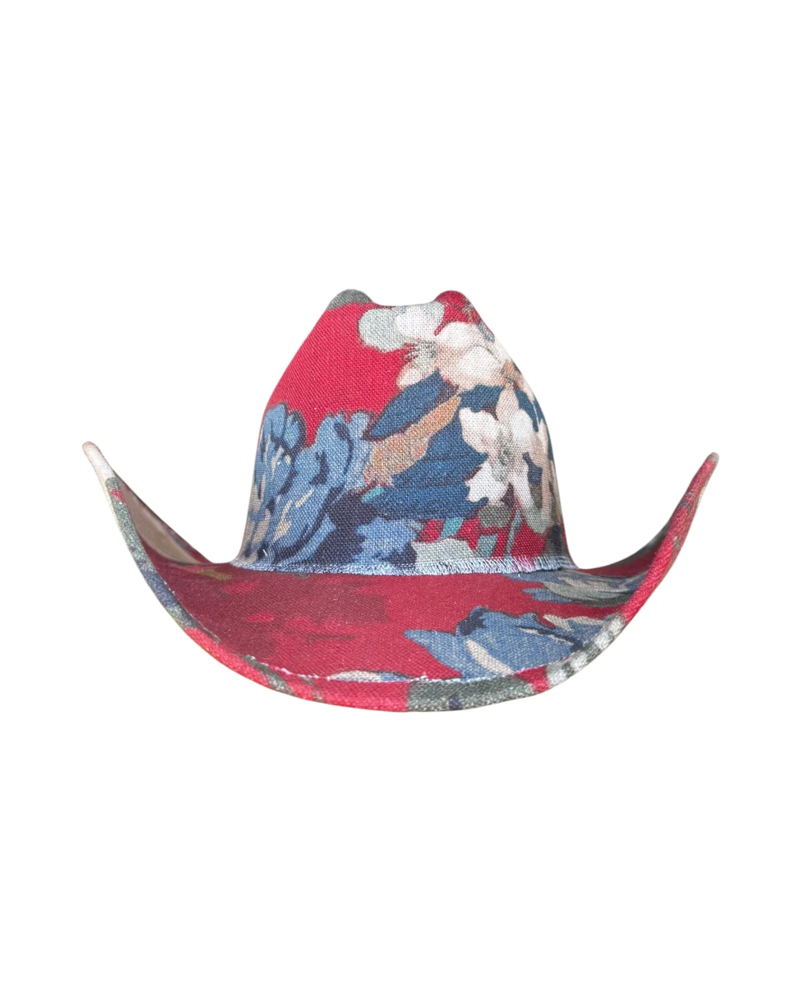 LIBERTY BLOOM FABRIC COVERED COWBOY HAT sold by Lele Sadoughi