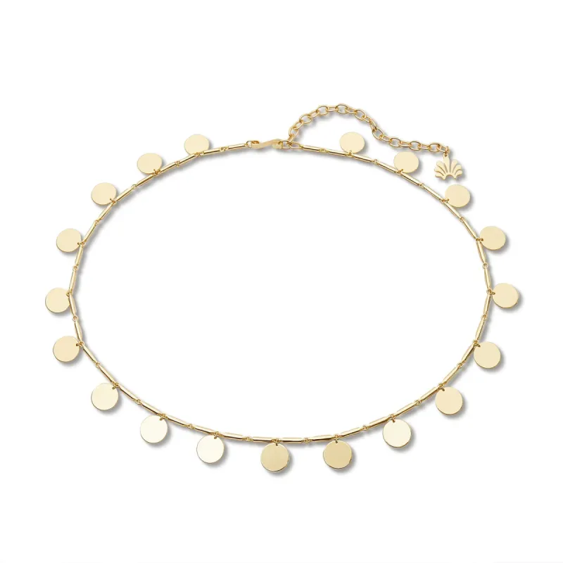 GOLD MEDALLION CHAIN BELT sold by Lele Sadoughi