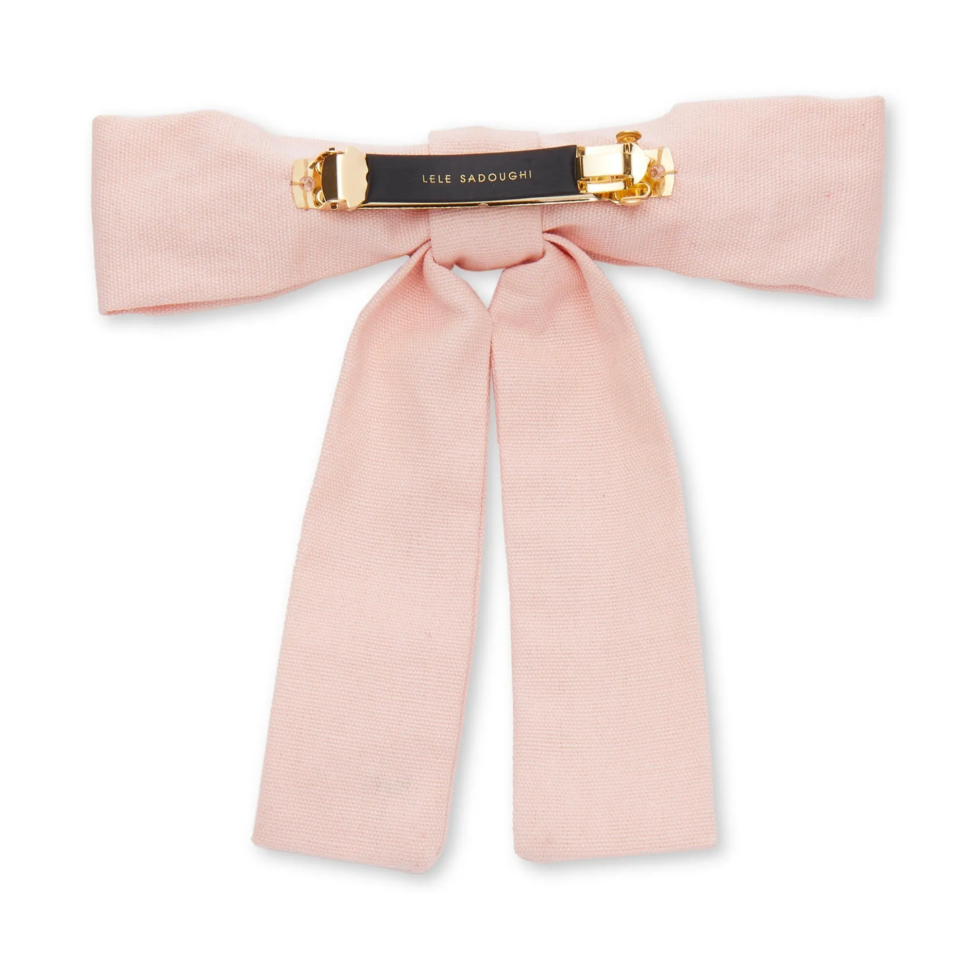 PETAL PINK ANTOINETTE BOW BARRETTE sold by Lele Sadoughi product image thumbnail 2