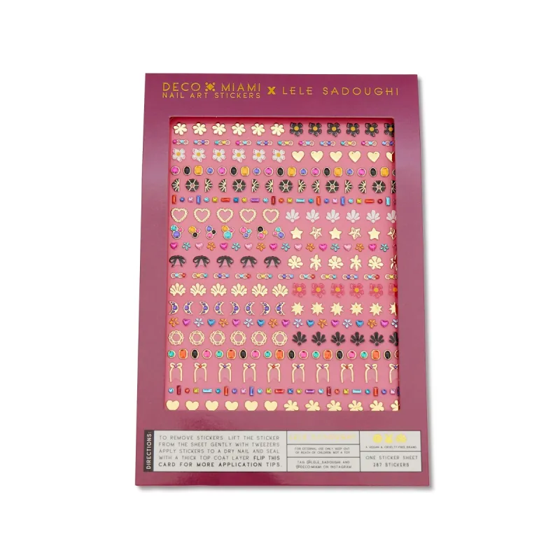 LELE X DECO BEAUTY CLASSIC JEWELED NAIL ART STICKERS sold by Lele Sadoughi