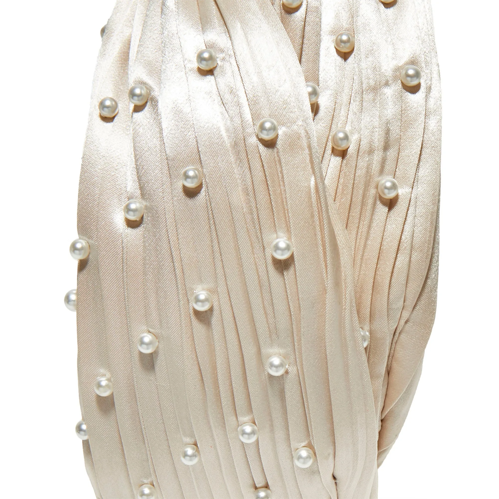 IVORY PEARL EMBELLISHED GRETA HEADBAND sold by Lele Sadoughi product image thumbnail 3