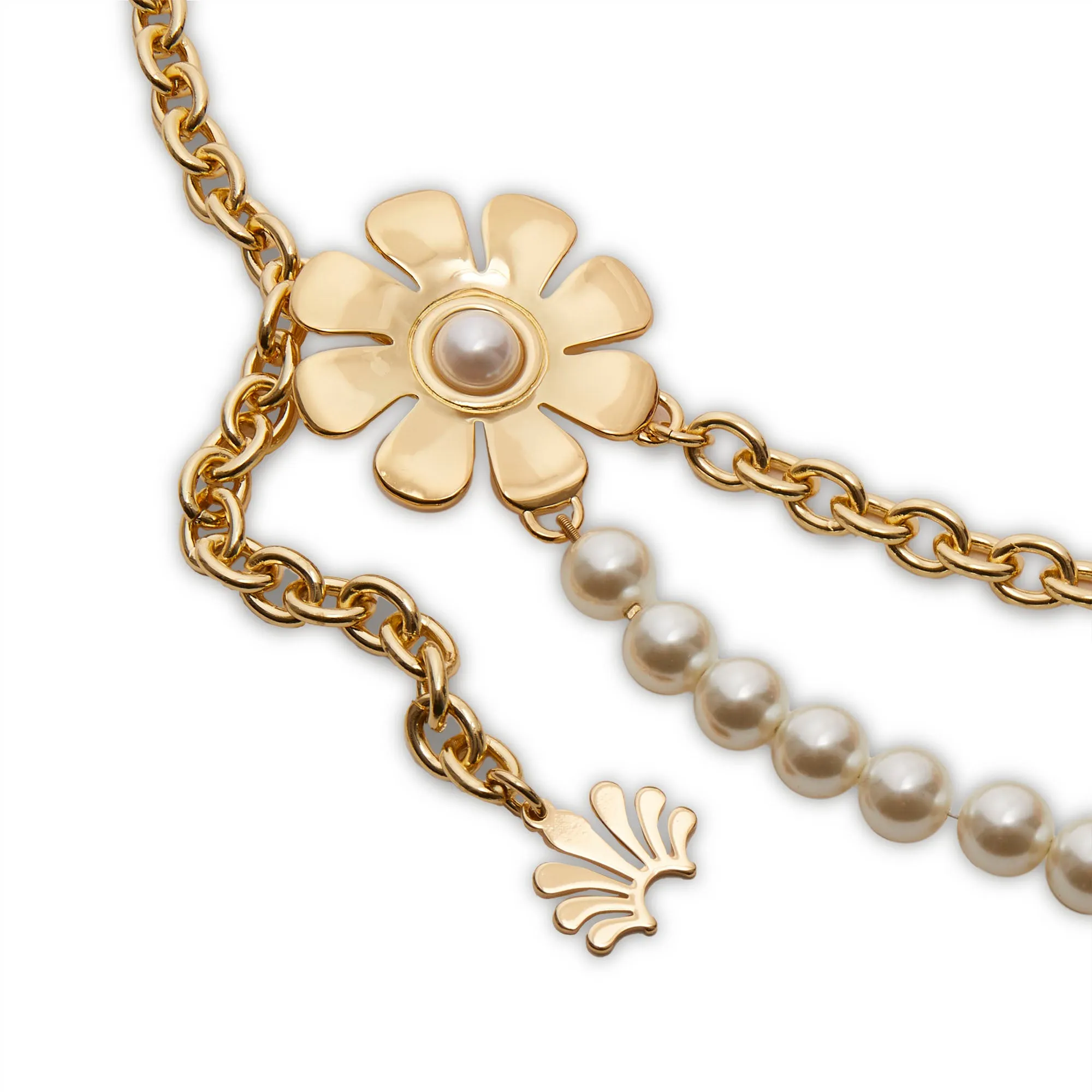PEARL DAISY CHAIN BELT sold by Lele Sadoughi product image thumbnail 3