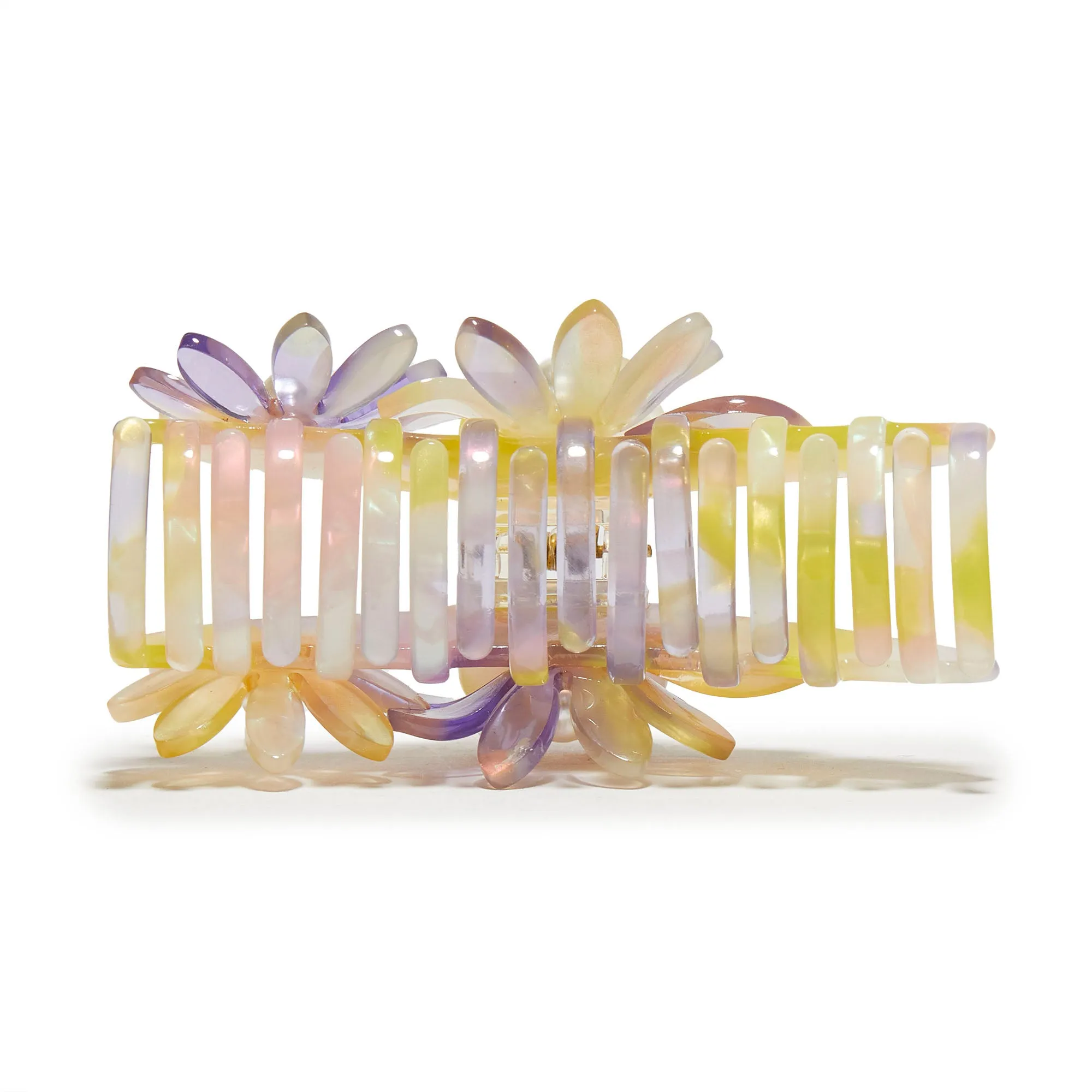 HOLOGRAPHIC RAINBOW PETUNIA CLAW CLIP sold by Lele Sadoughi product image thumbnail 4