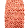APRICOT RAFFIA KNOTTED HEADBAND sold by Lele Sadoughi